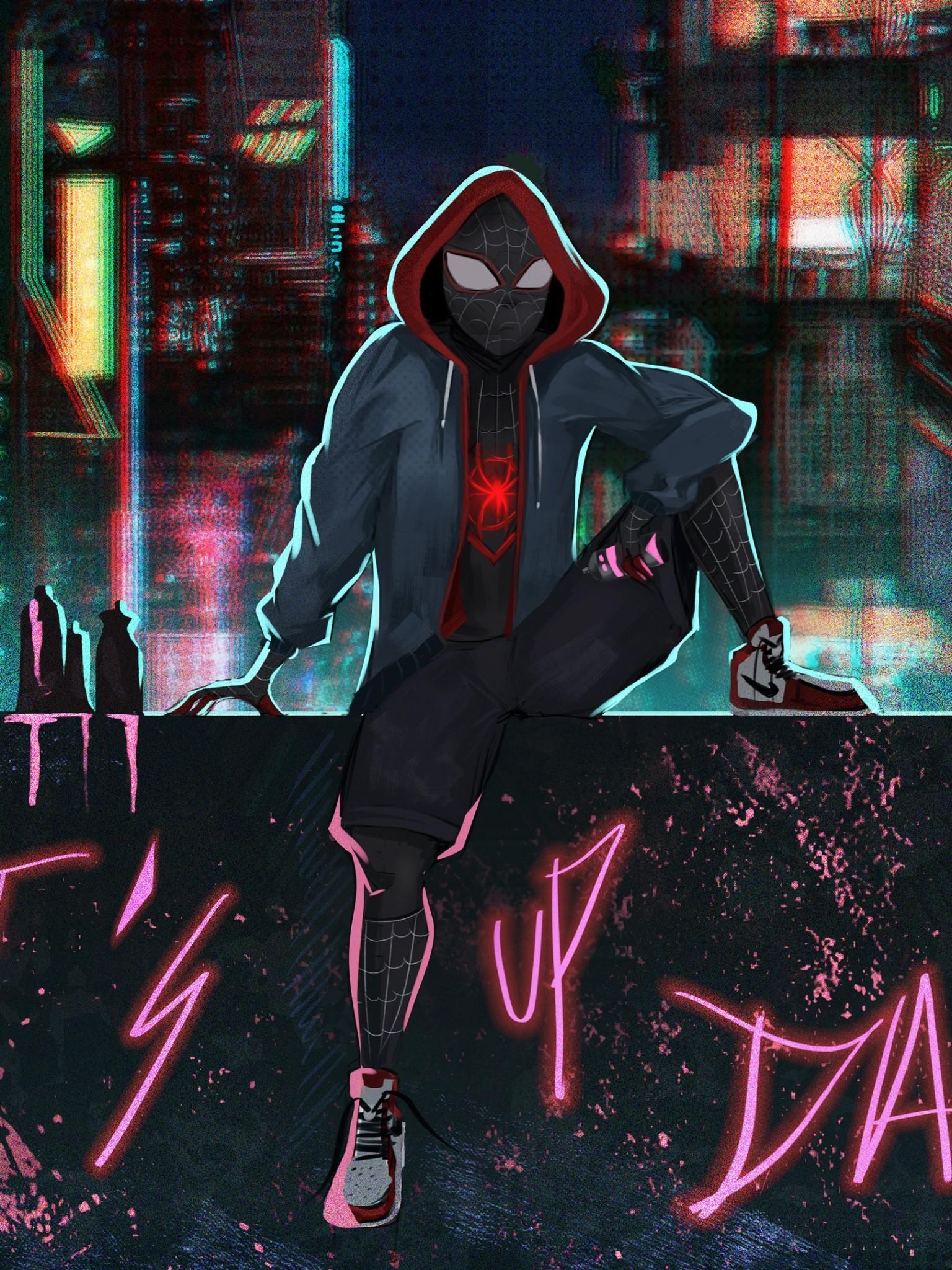 Miles Morales Hoodie Wallpapers