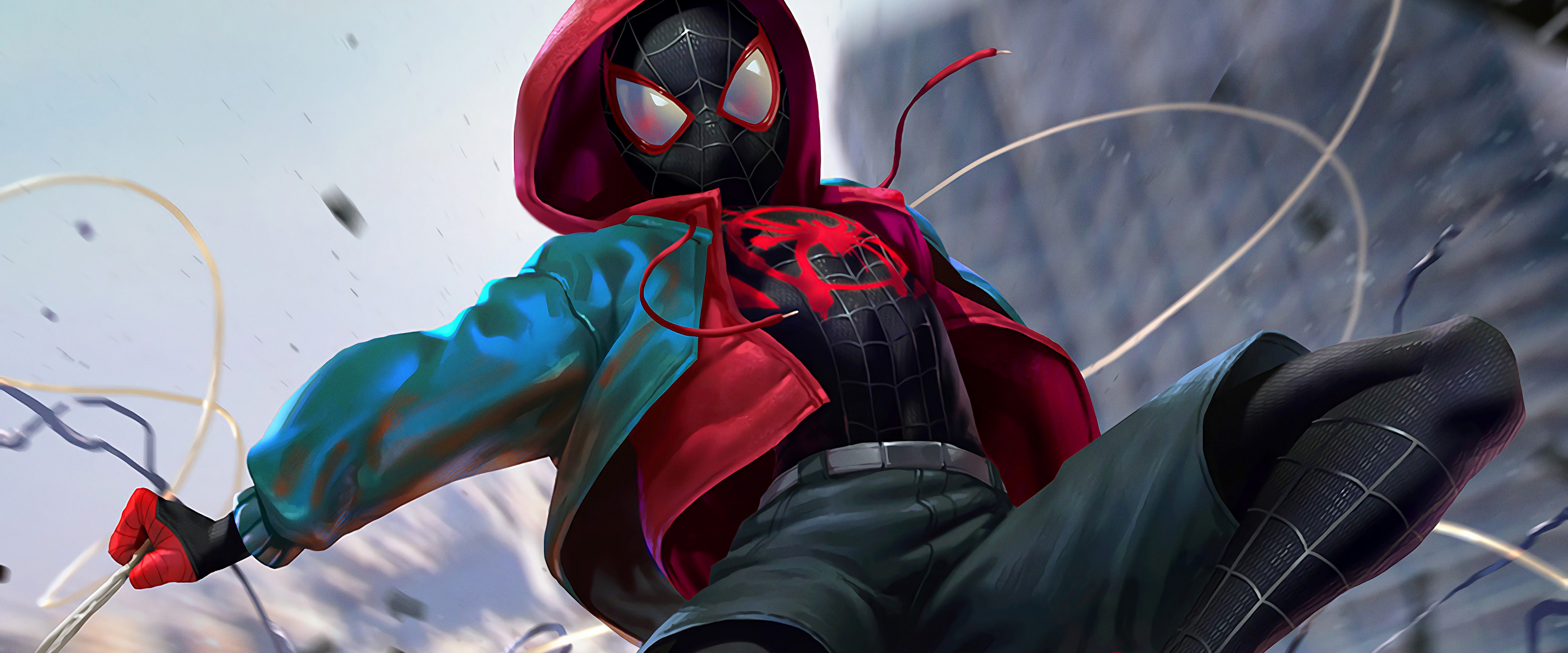 Miles Morales Hoodie Wallpapers