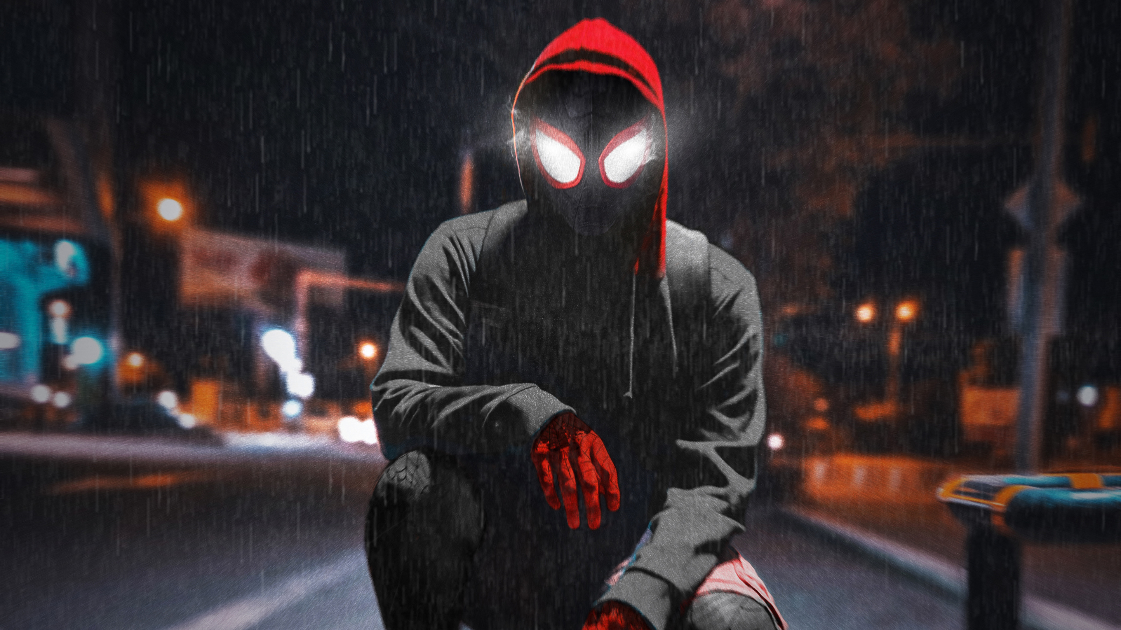 Miles Morales Hoodie Wallpapers