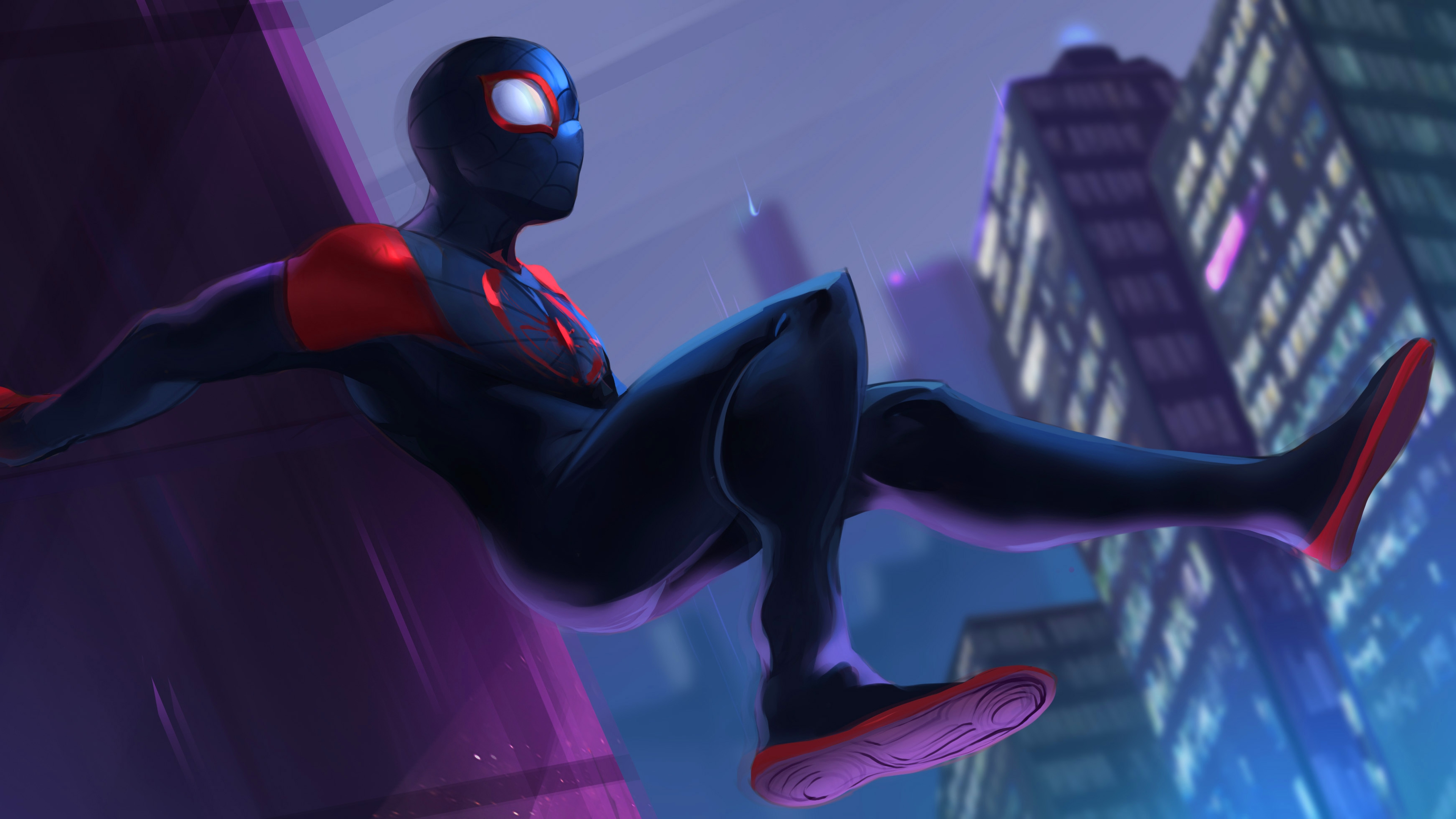 Miles Morales Leap Of Faith Wallpapers