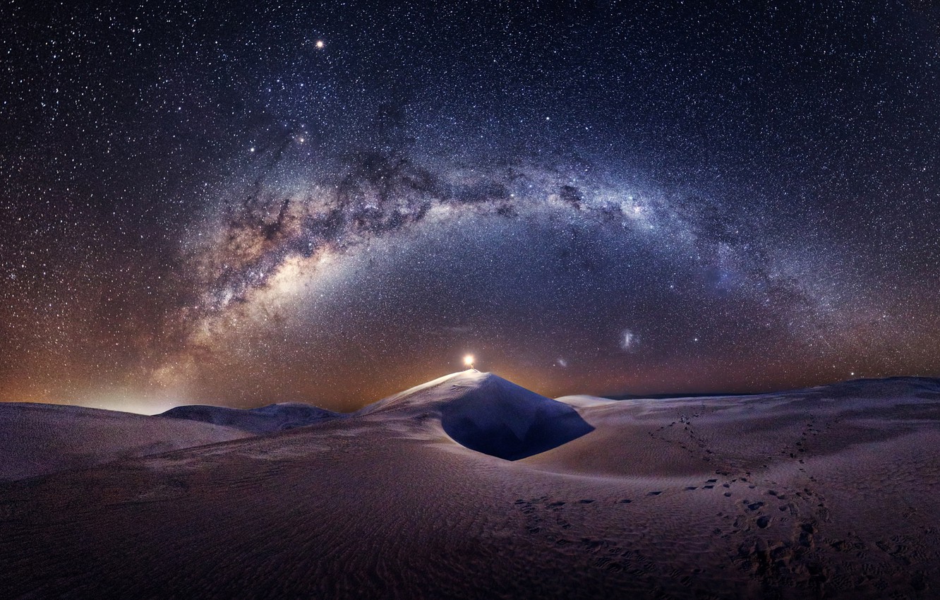 Milky Way Desert Wallpapers