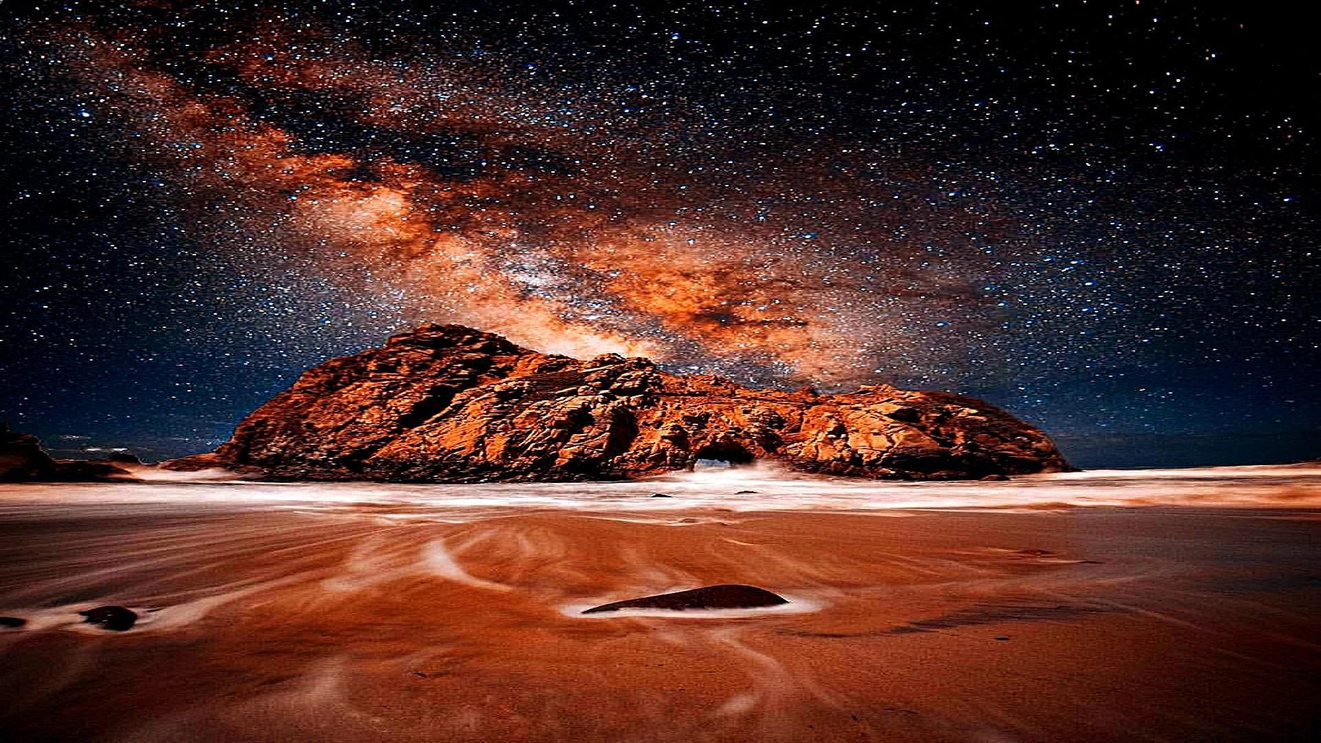 Milky Way Desert Wallpapers