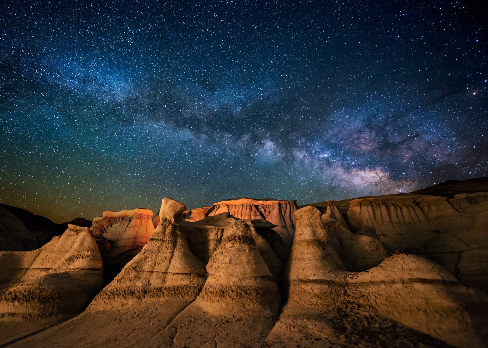 Milky Way Desert Wallpapers