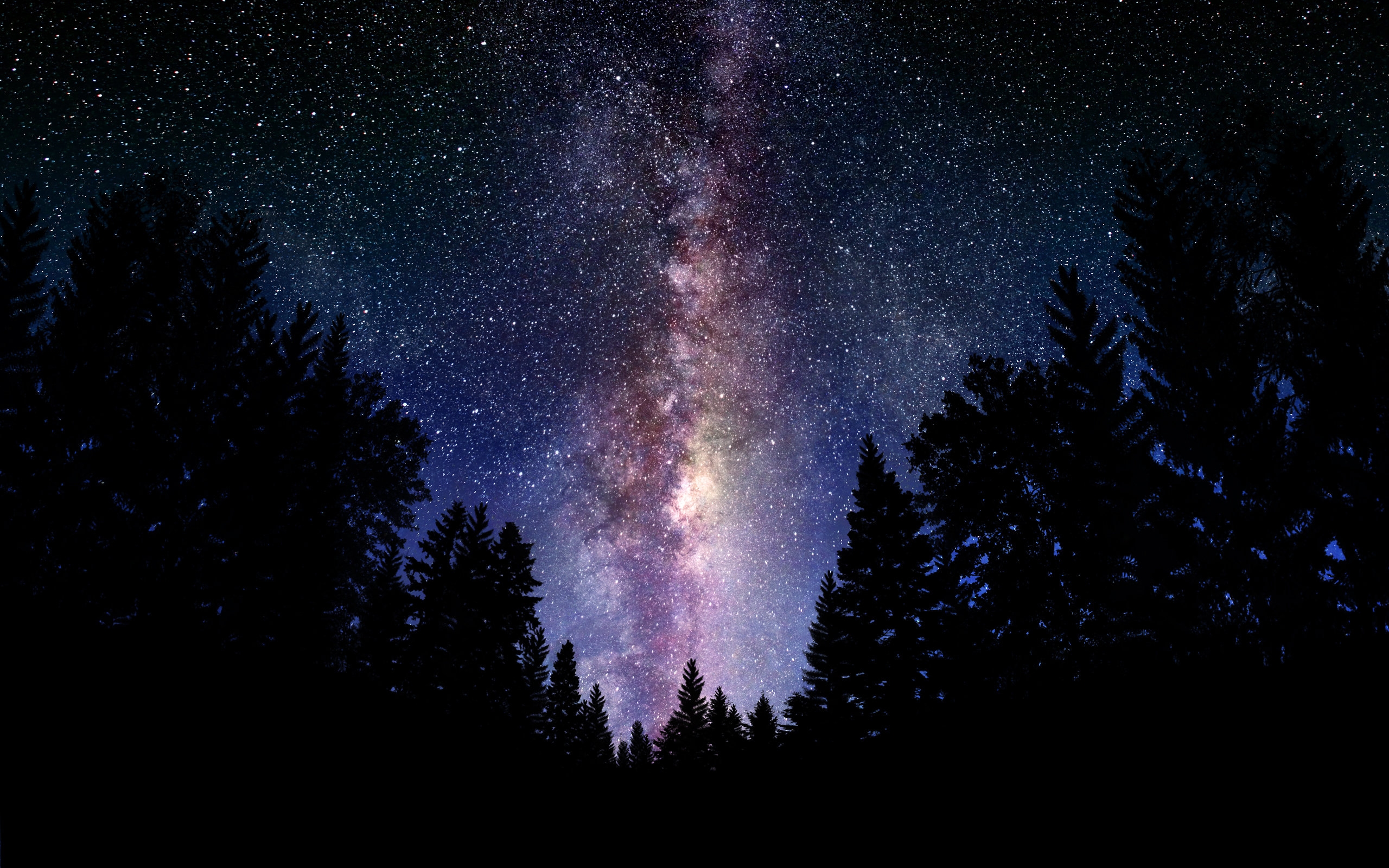 Milky Way Galaxy From Earth Wallpapers