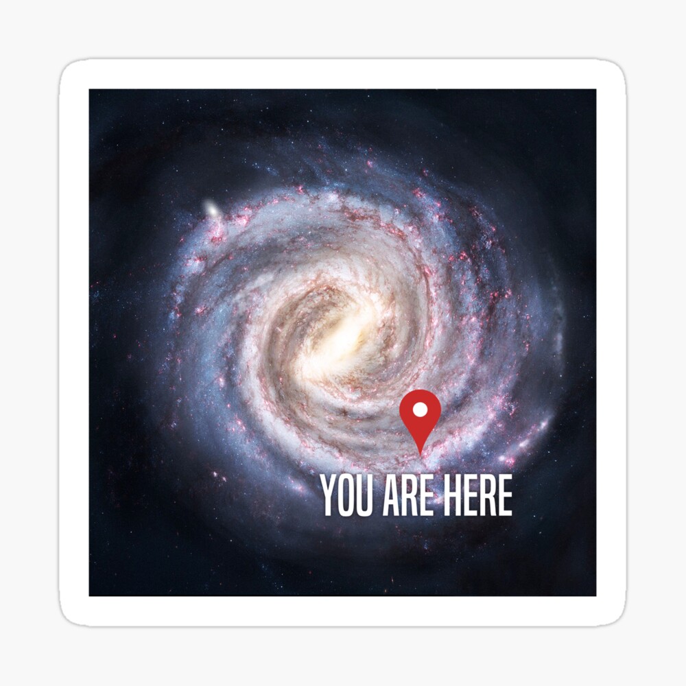 Milky Way Galaxy You Are Here Wallpapers