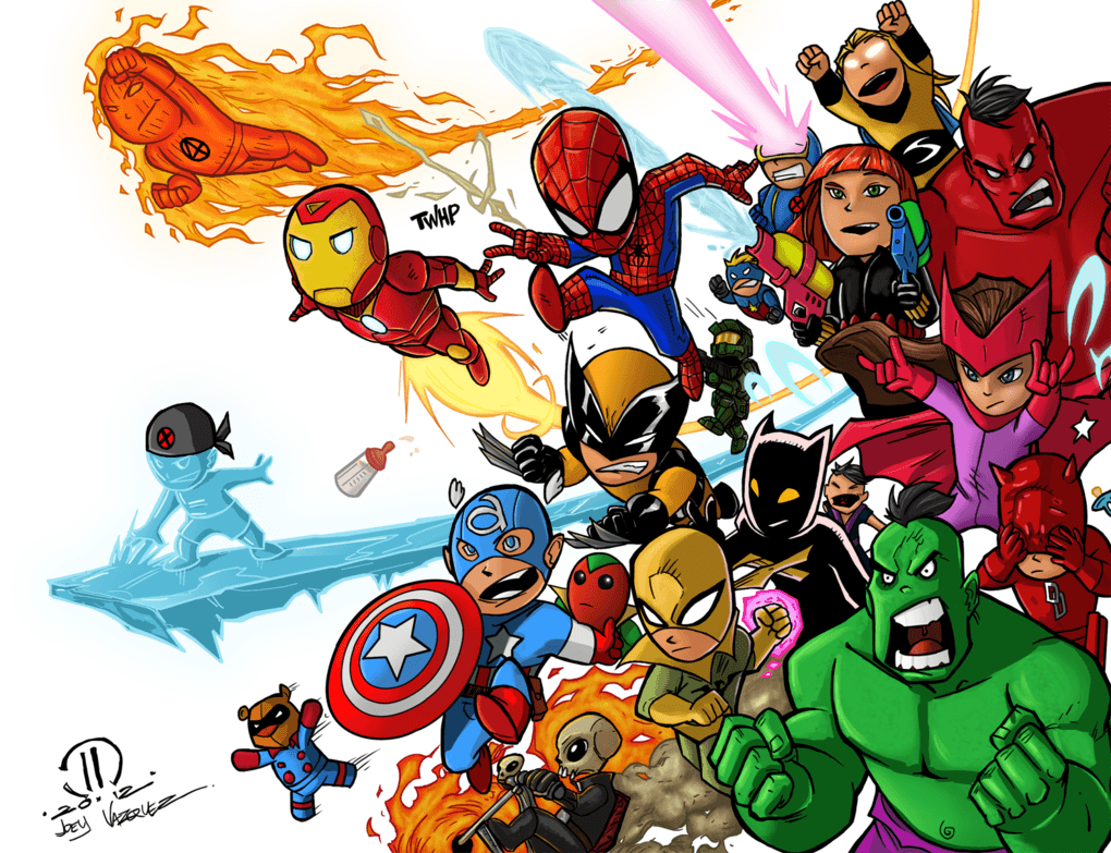 Mini Avengers Cartoon Wallpapers