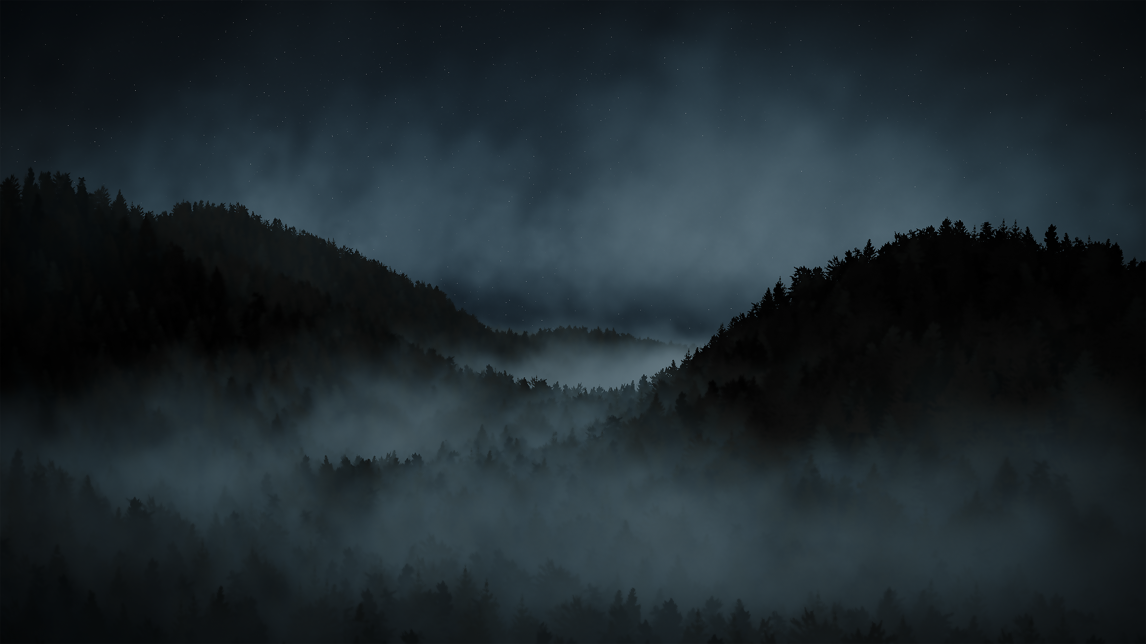 Misty Forest Wallpapers