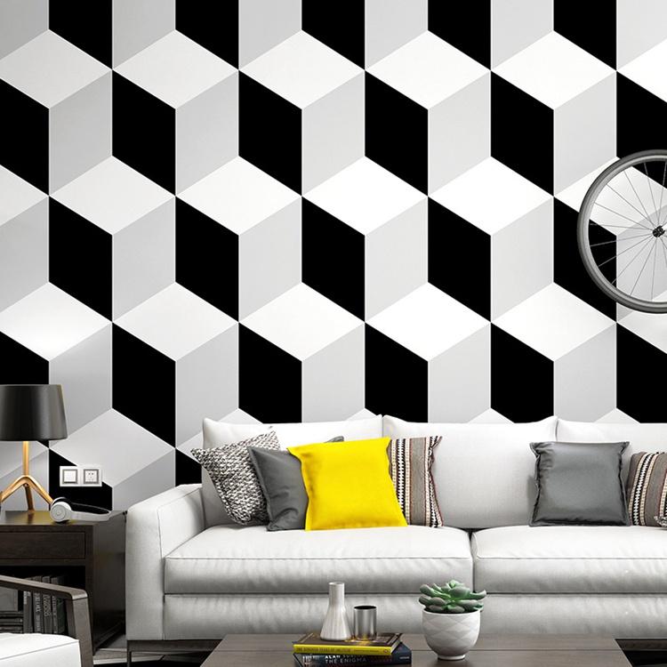 Modern Black And White Geometric Wallpapers