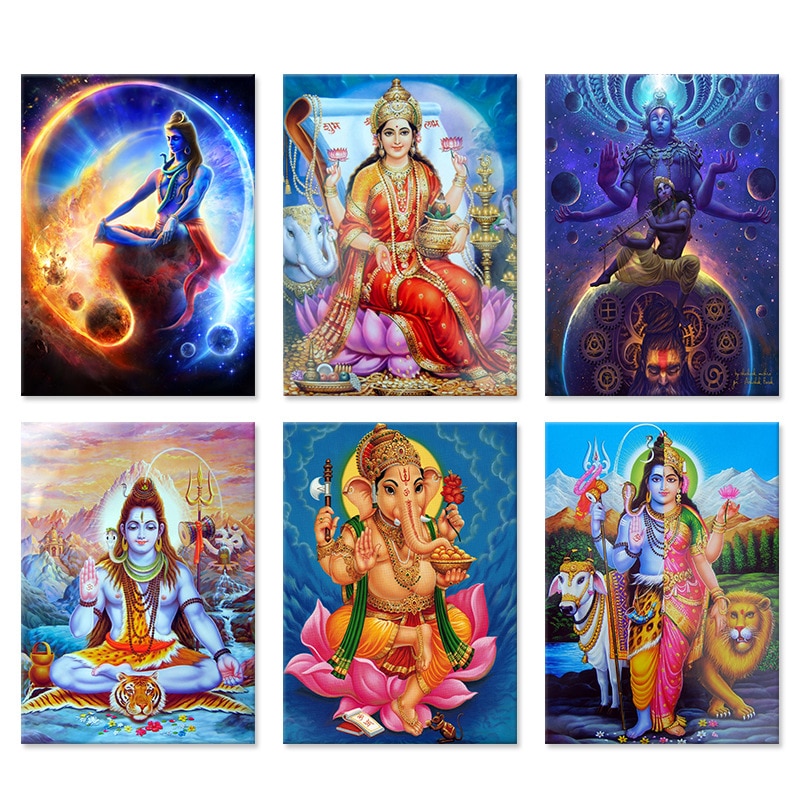 Modern Paintings Of Indian Gods Wallpapers