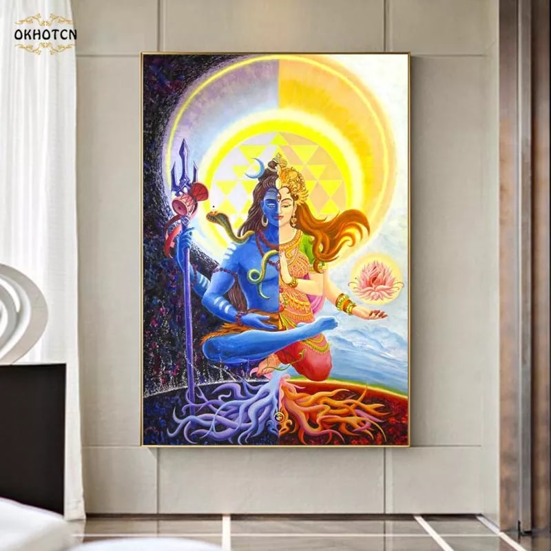 Modern Paintings Of Indian Gods Wallpapers