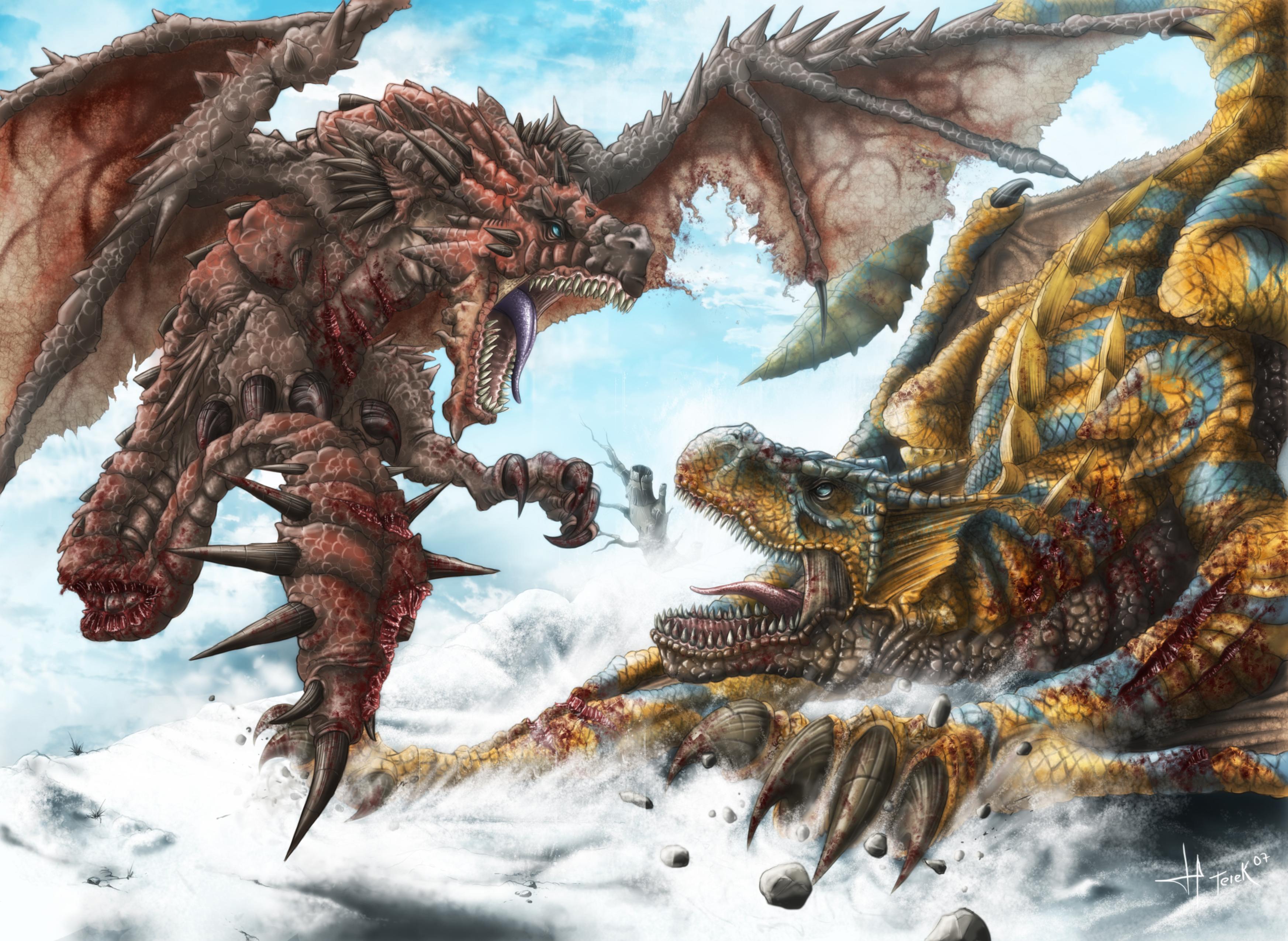 Monster Hunter Rathalos Wallpapers