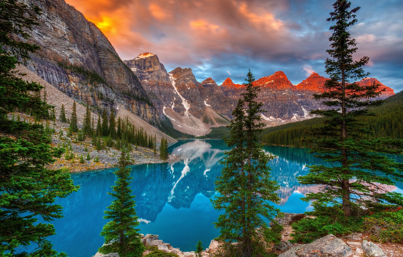 Moraine Lake Night Wallpapers