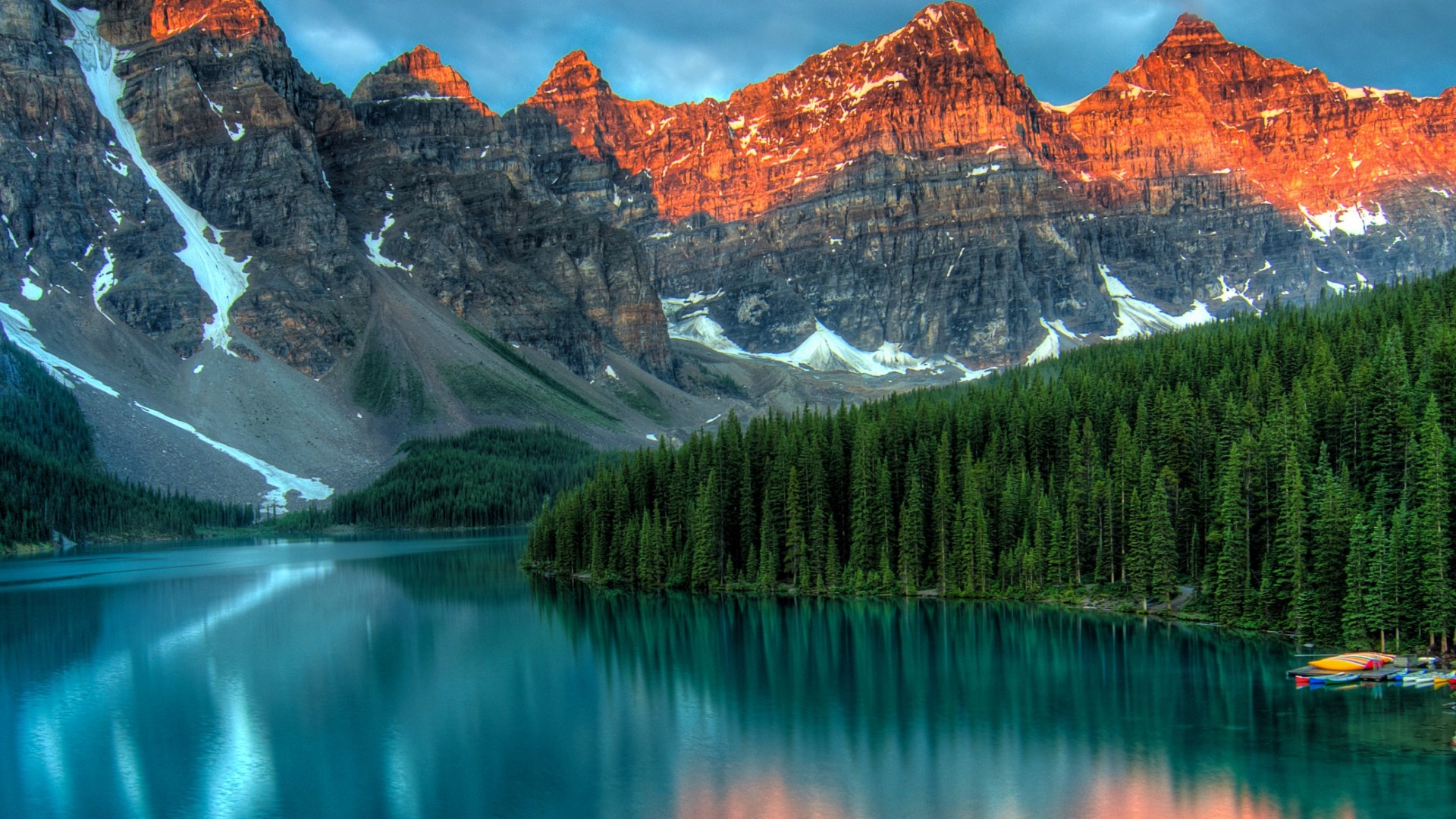 Moraine Lake Night Wallpapers