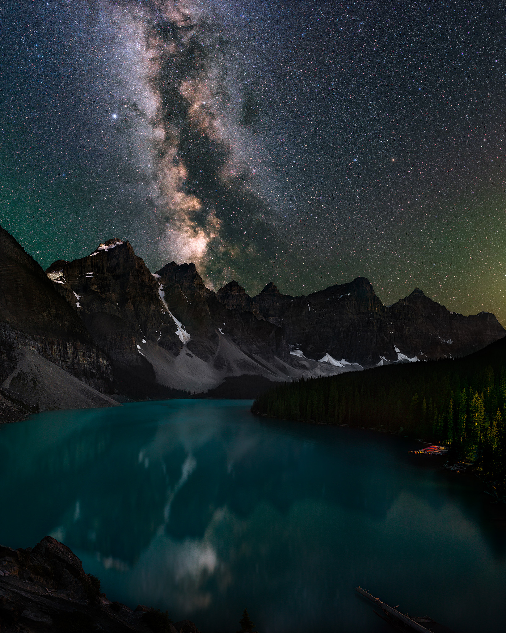 Moraine Lake Night Wallpapers