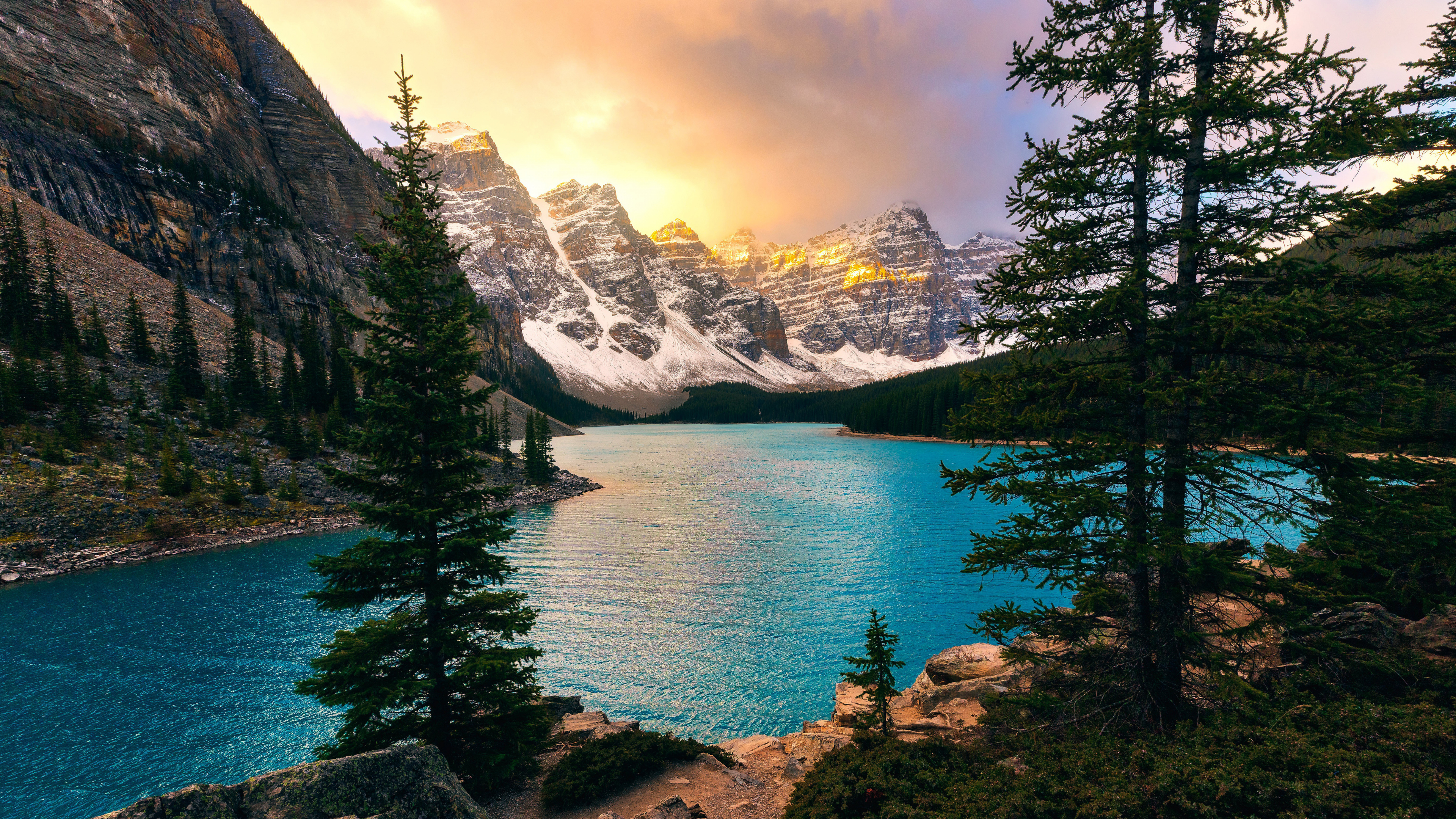 Moraine Lake Night Wallpapers