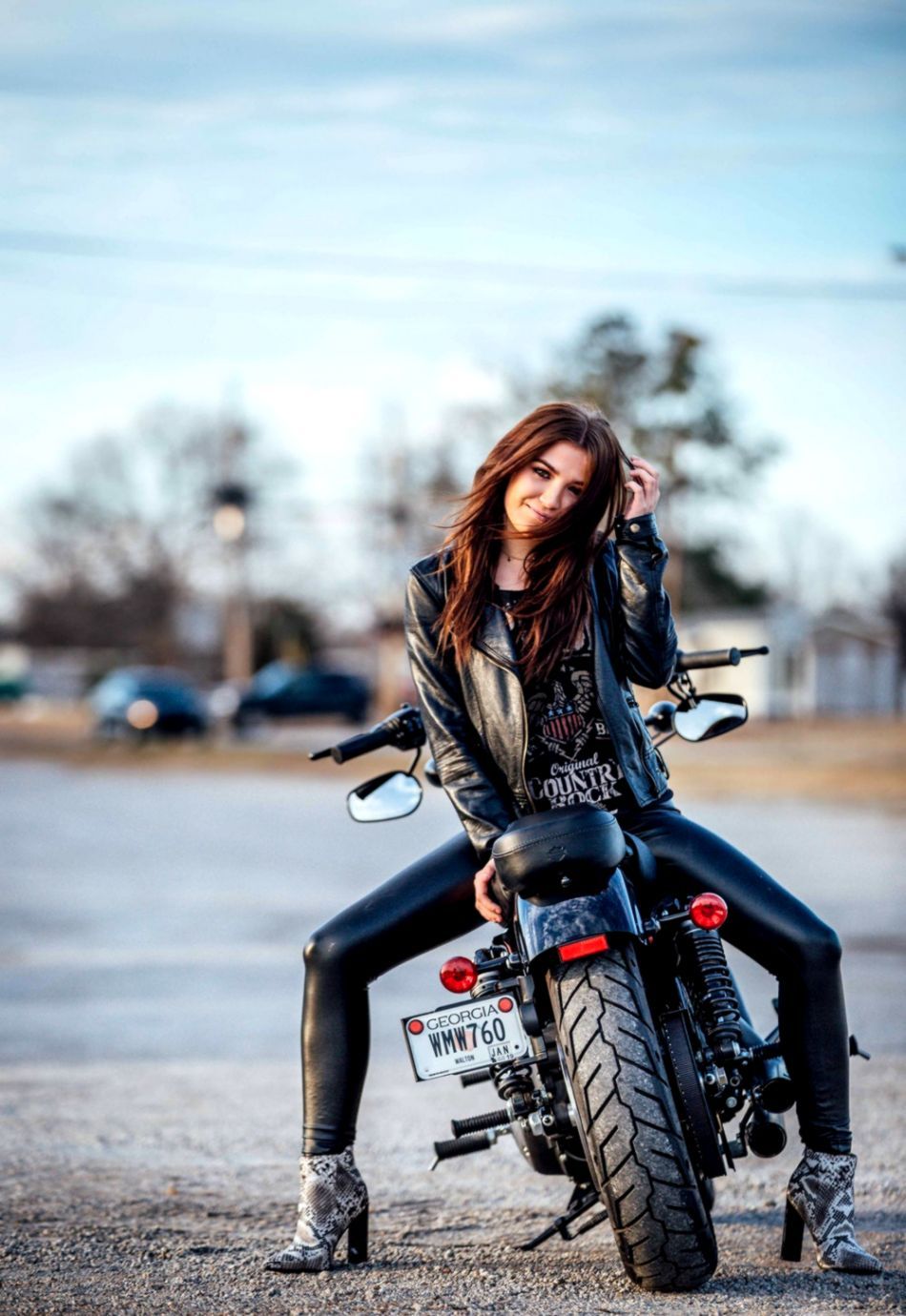 Motorcycle Girl Wallpapers