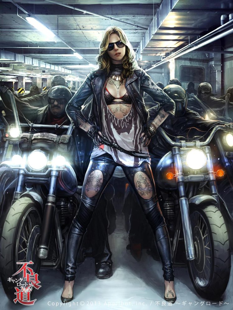 Motorcycle Girl Wallpapers