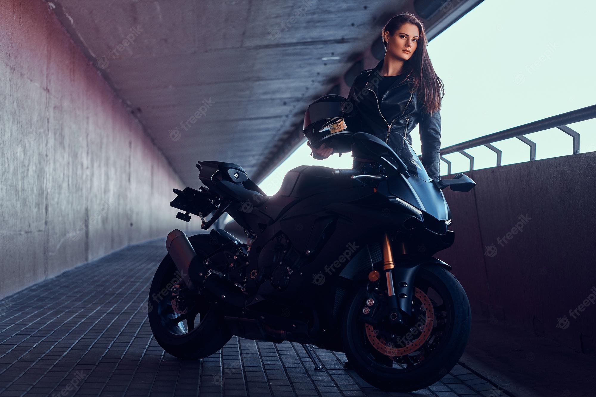 Motorcycle Girl Wallpapers