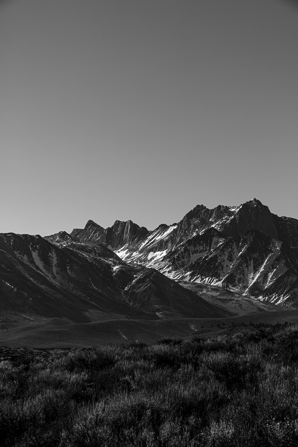 Mountains Black And White Wallpapers