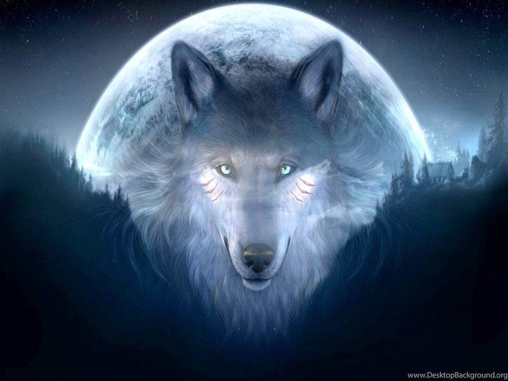 Mystical Galaxy Wolf Wallpapers