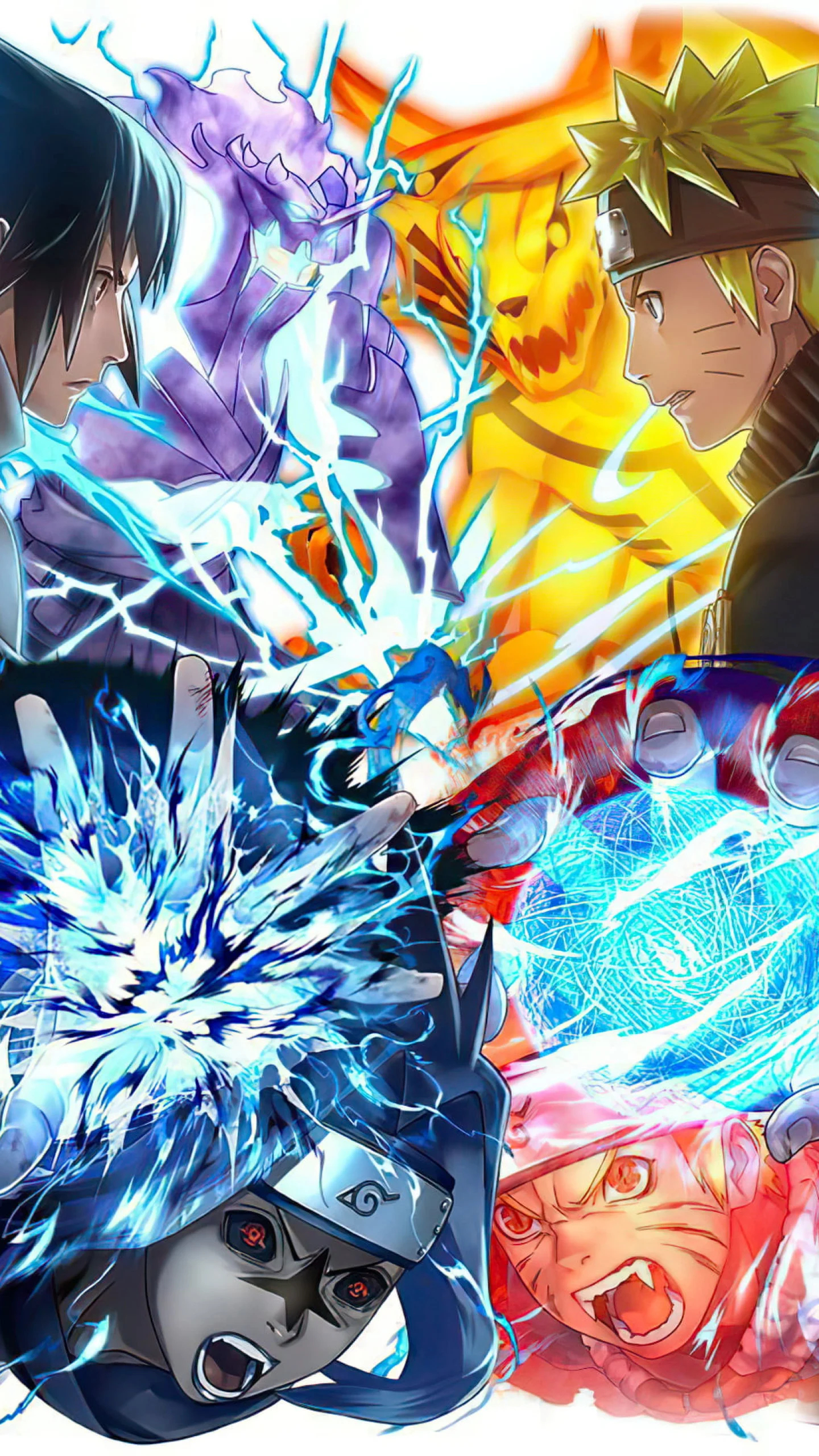 Naruto Rasengan Vs Sasuke Chidori Wallpapers