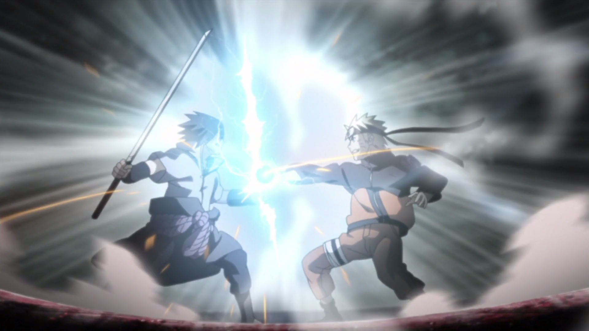 Naruto Rasengan Vs Sasuke Chidori Wallpapers