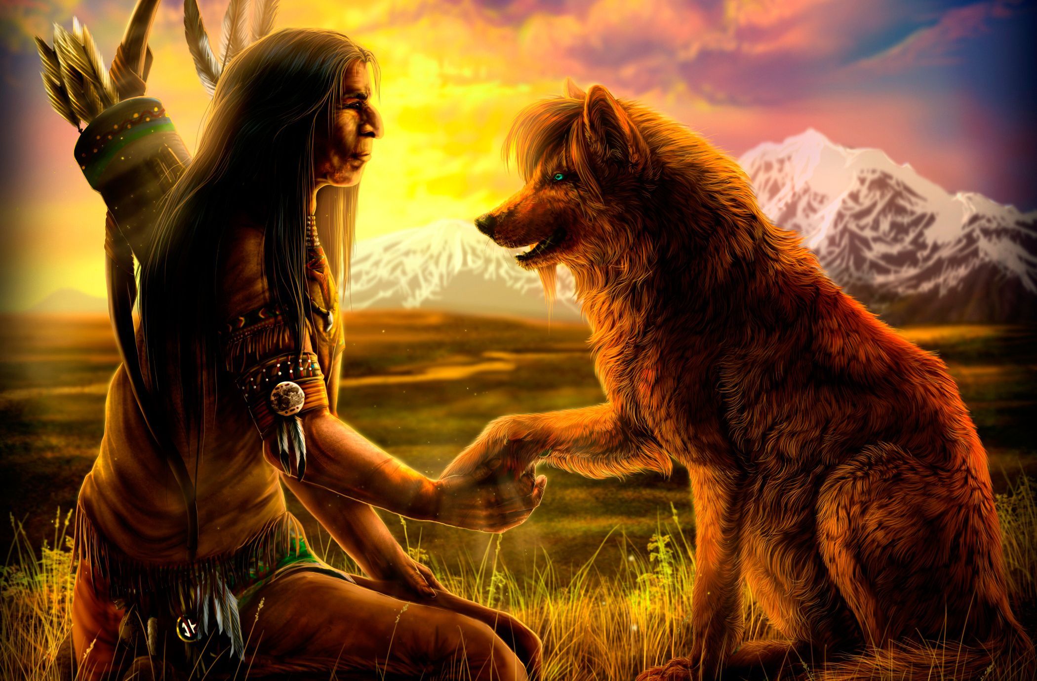 Native American Animals Art Wallpapers