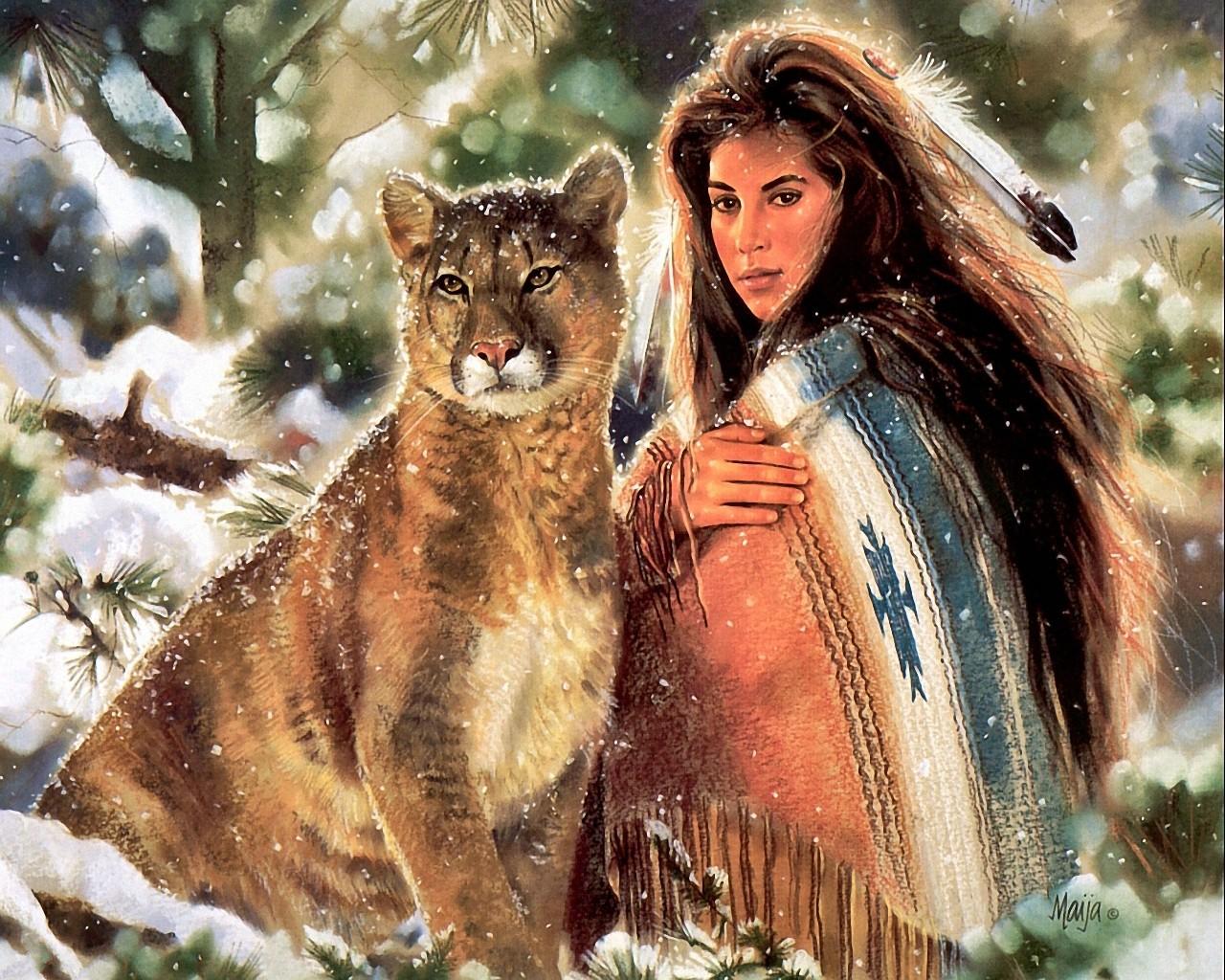 Native American Animals Art Wallpapers