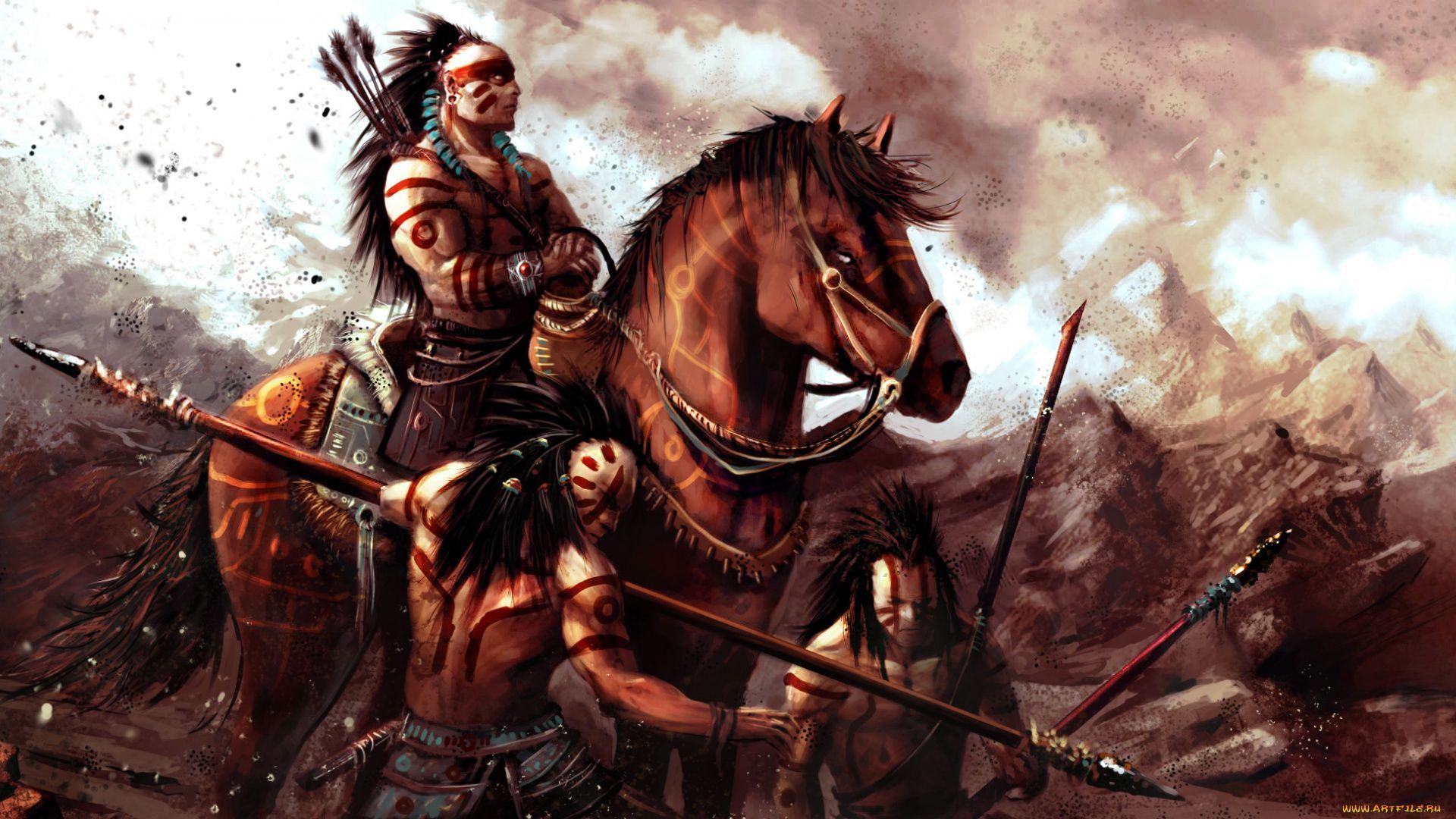 Native American Warrior Wallpapers