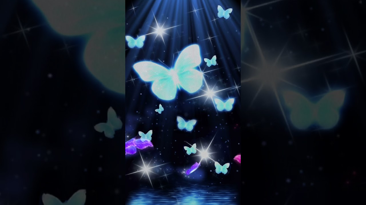 Neon Butterfly Live Wallpapers