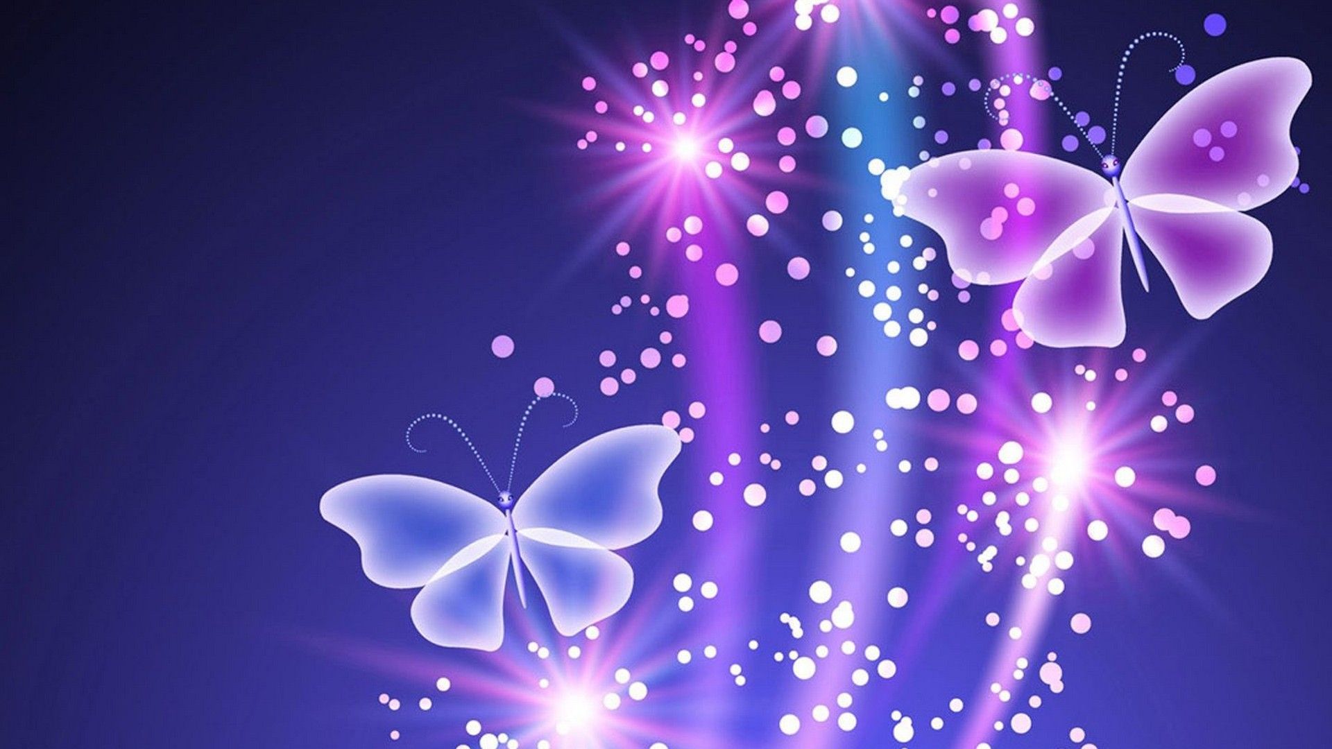 Neon Butterfly Live Wallpapers