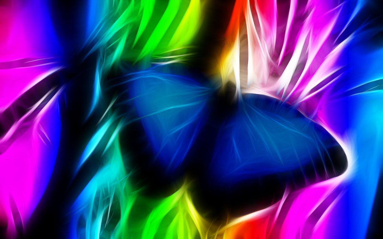 Neon Butterfly Live Wallpapers