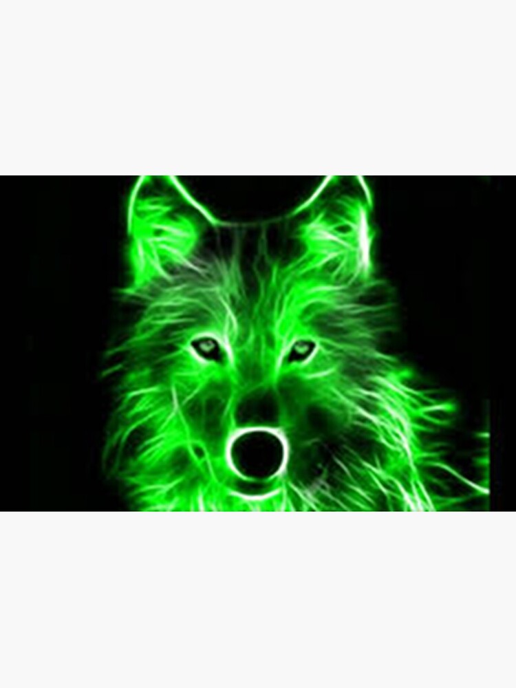 Neon Green Wolf Wallpapers