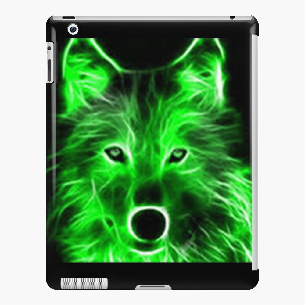 Neon Green Wolf Wallpapers