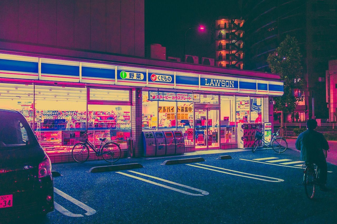 Neon Japanese City Wallpapers