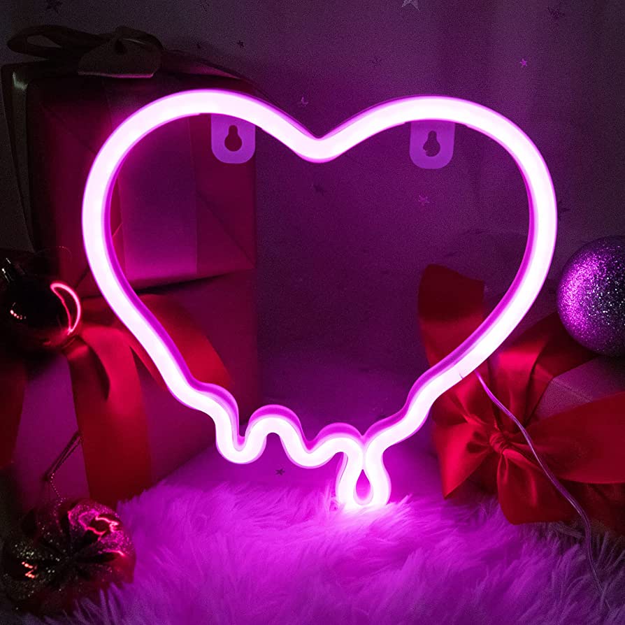 Neon Melting Heart Wallpapers