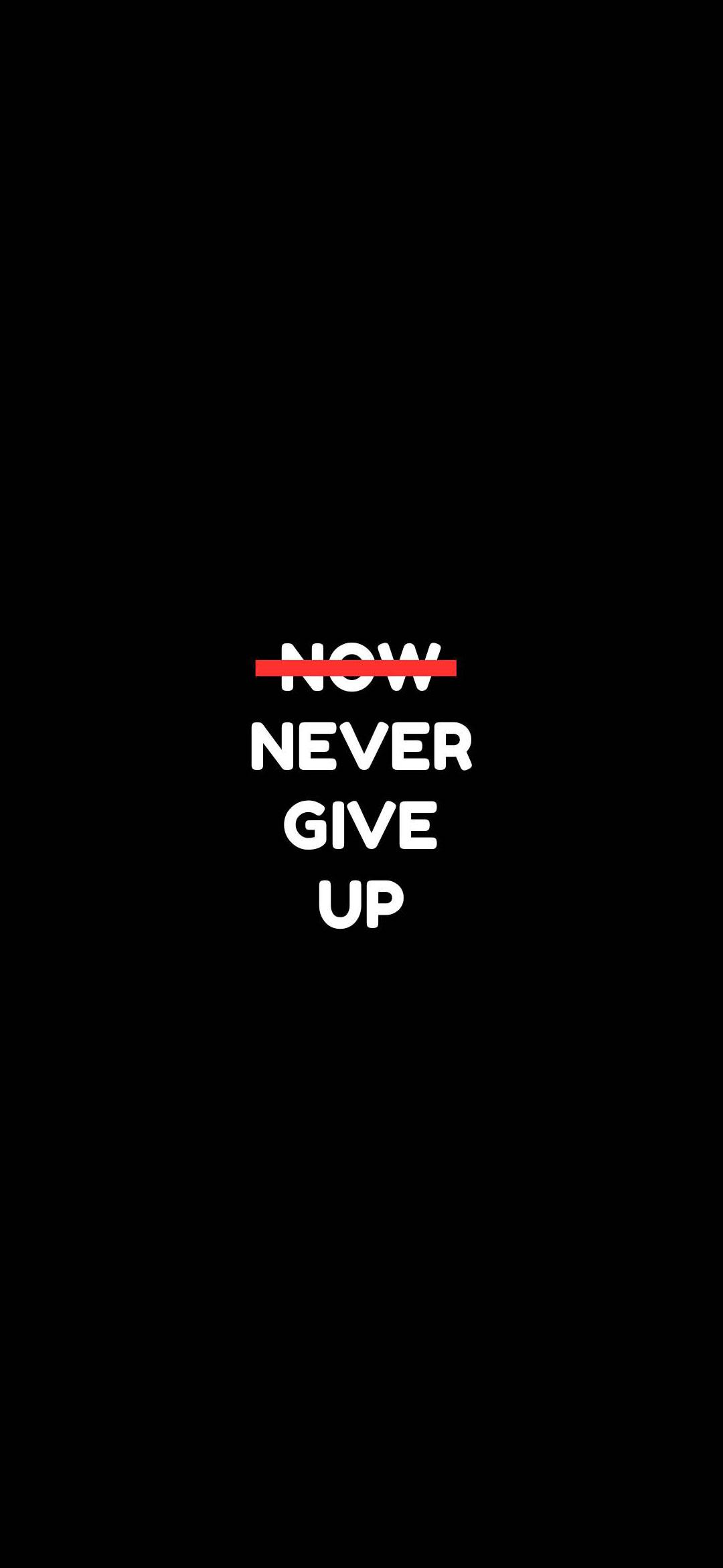 Never Give Up Wallpapers