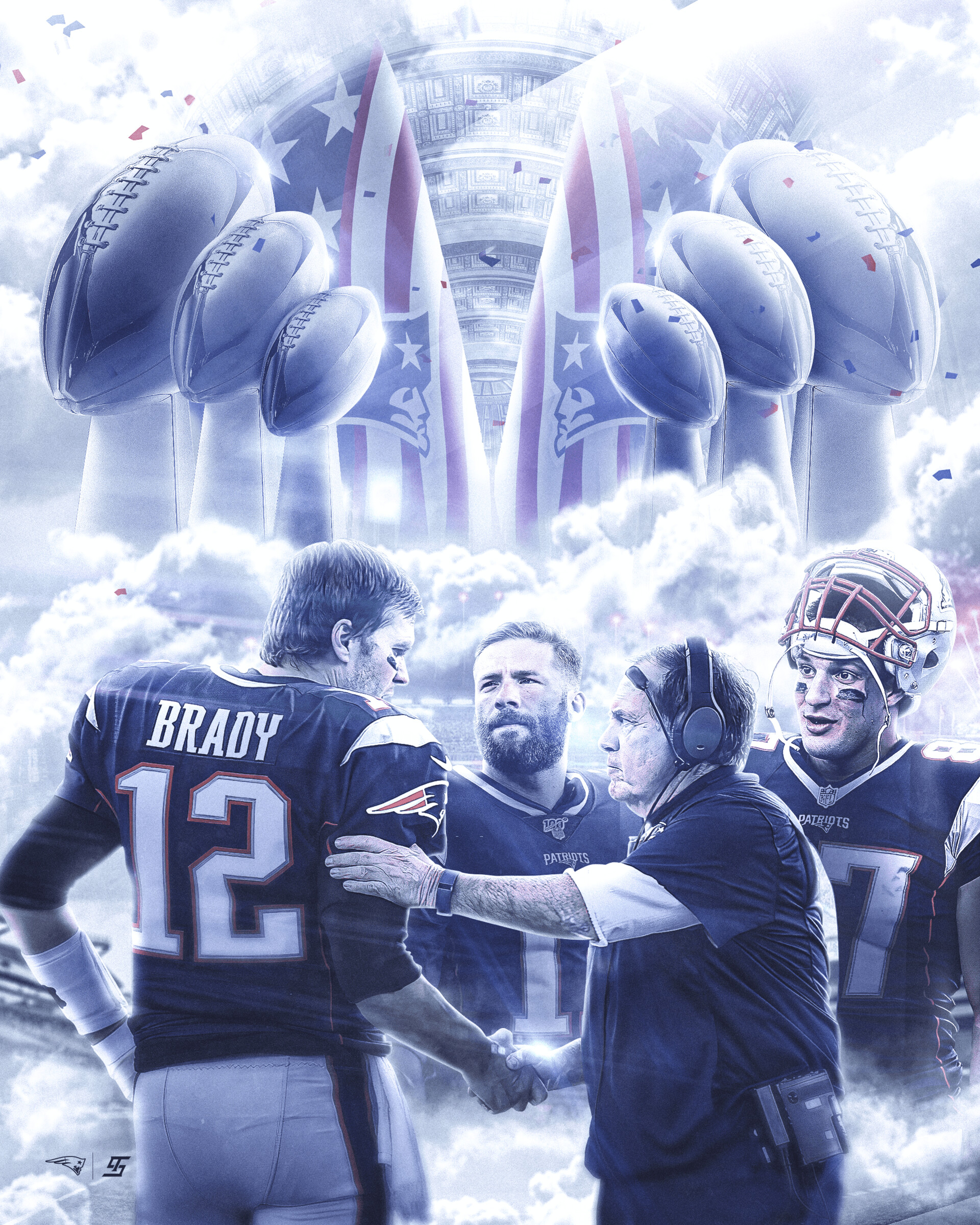 New England Patriot Art Wallpapers