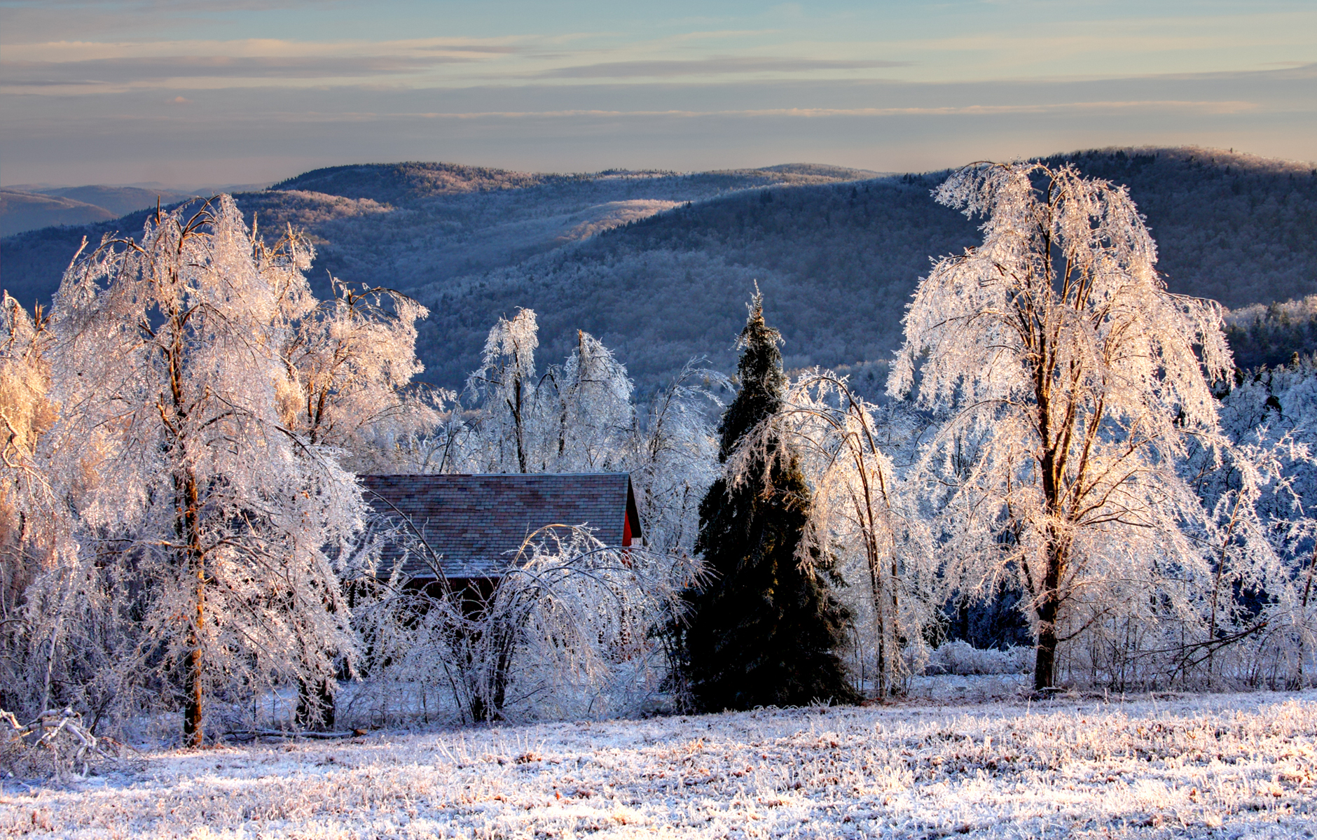 New England Winter Scenes Wallpapers