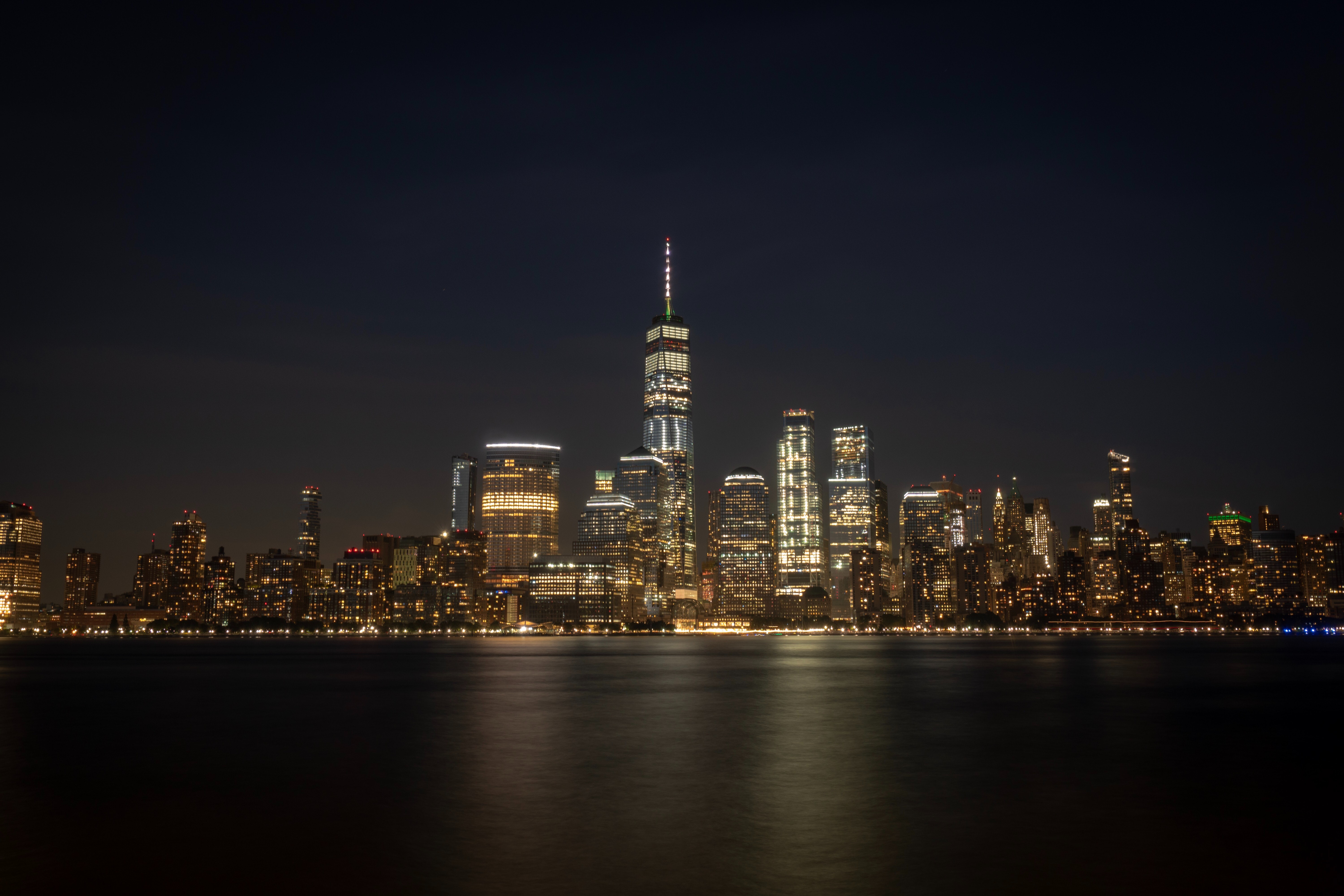 New York City Skyline At Night Wallpapers