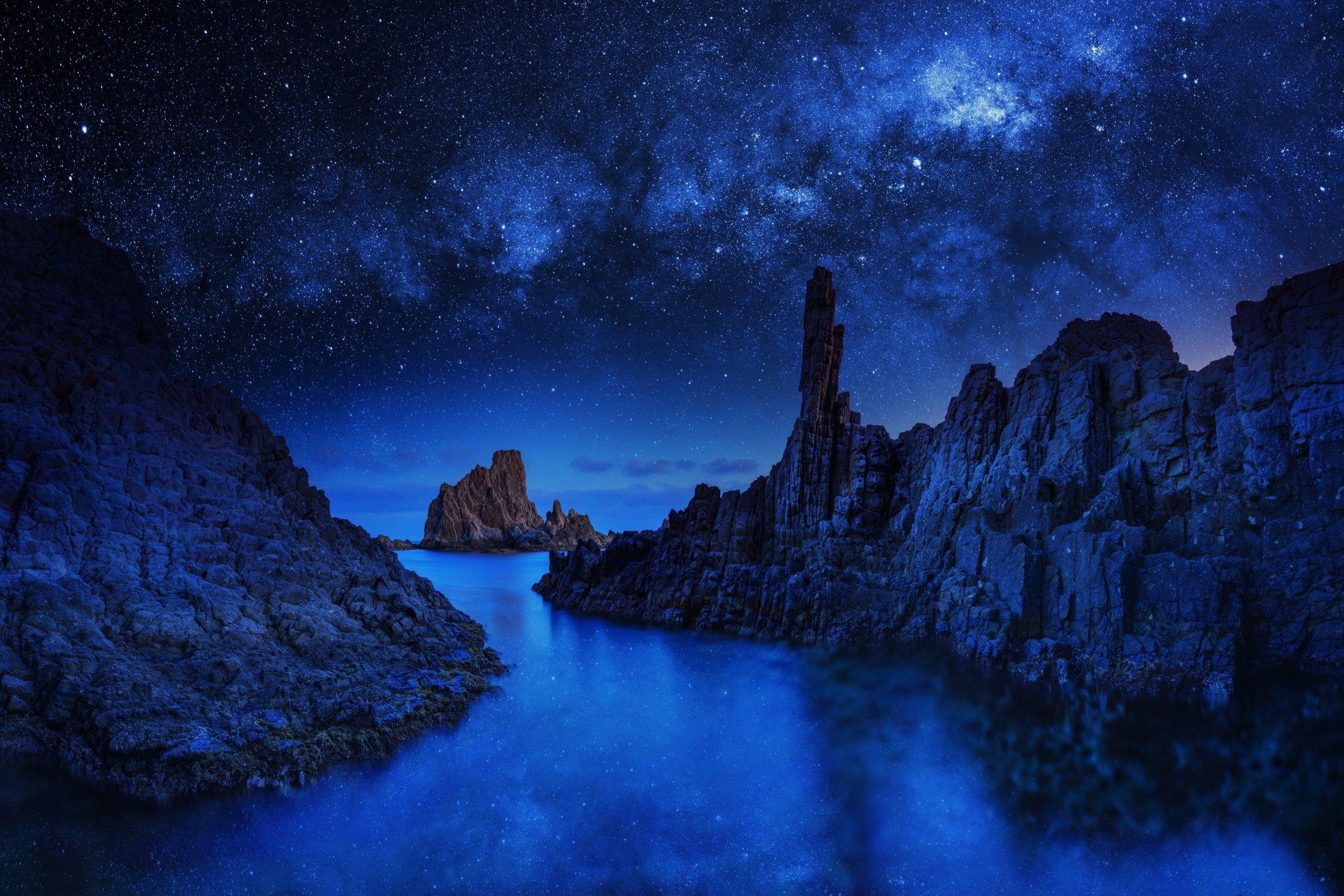 Night Sky Ocean Wallpapers