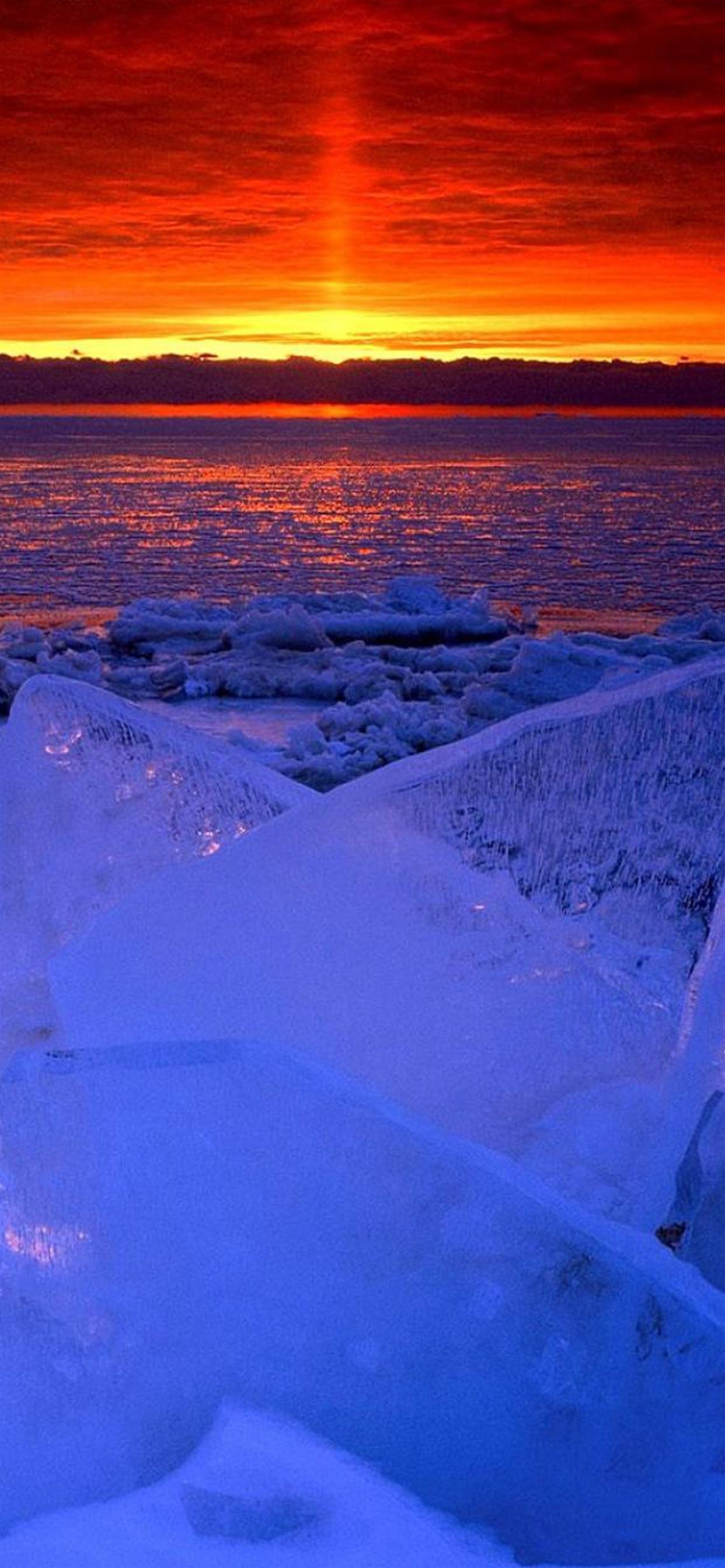 North Pole Sunset Wallpapers