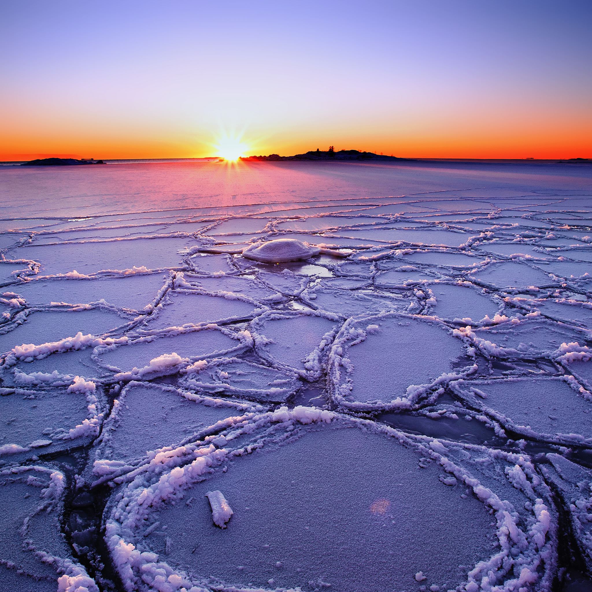 North Pole Sunset Wallpapers