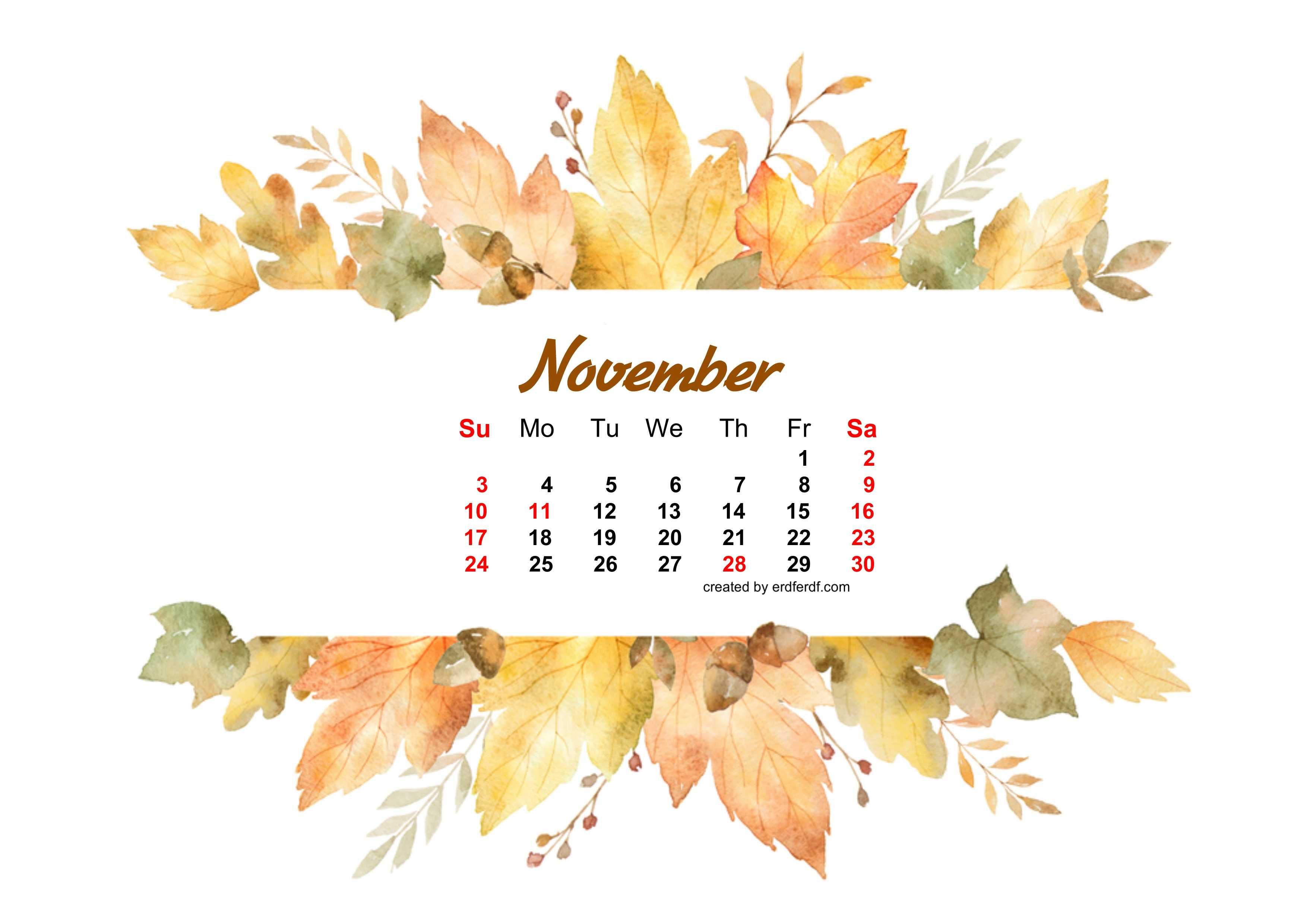 November 2019 Desktop Wallpapers