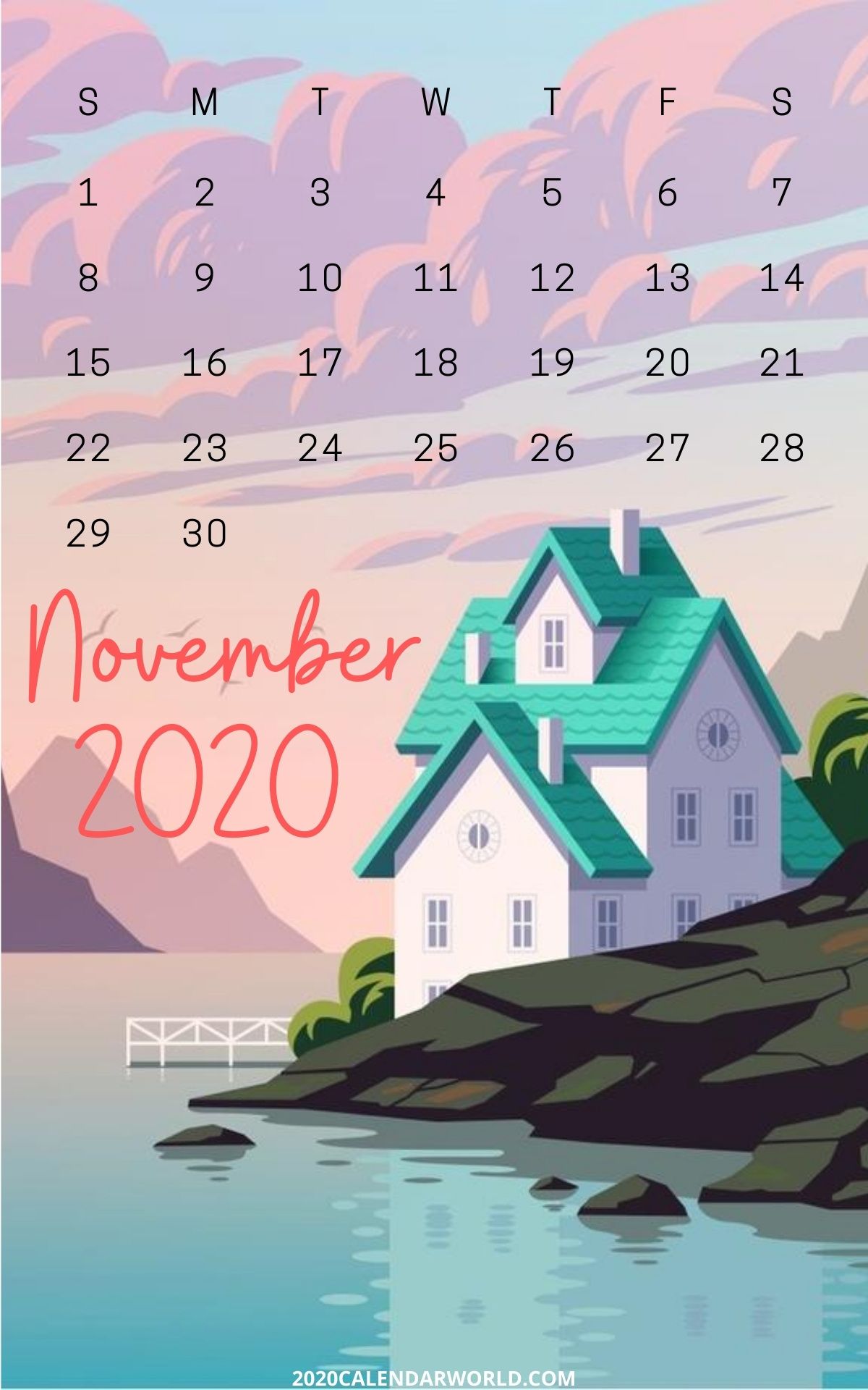 November 2020 Calendar Wallpapers