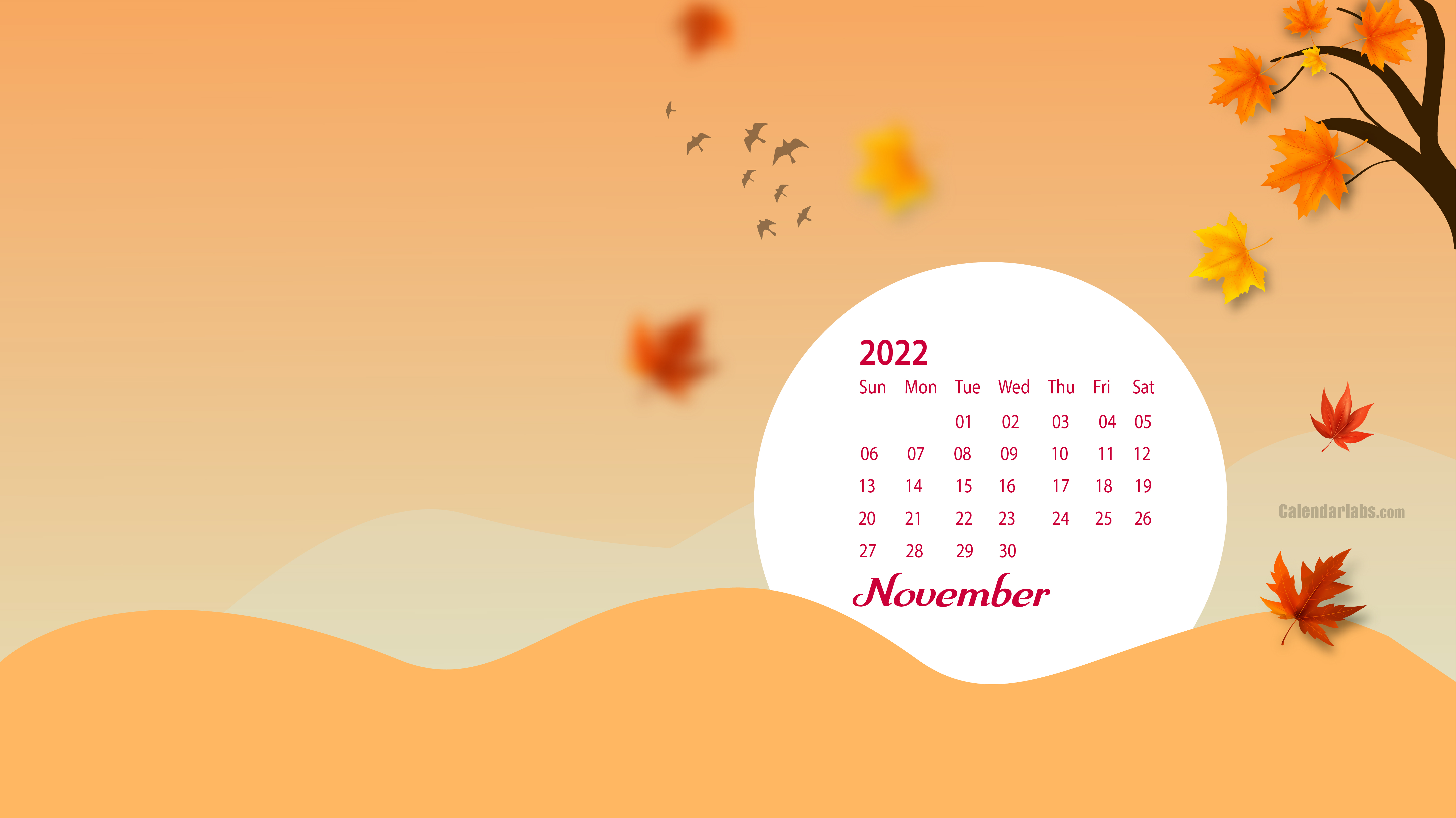 November Calendar Wallpapers