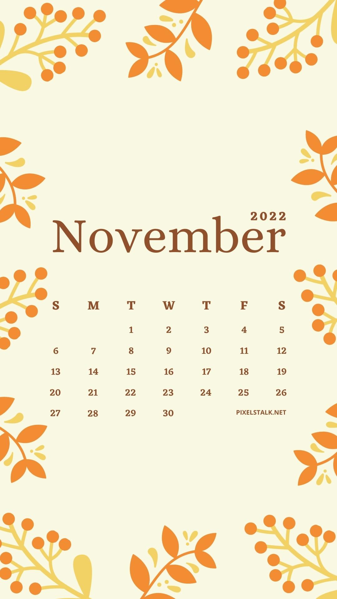 November Calendar Wallpapers