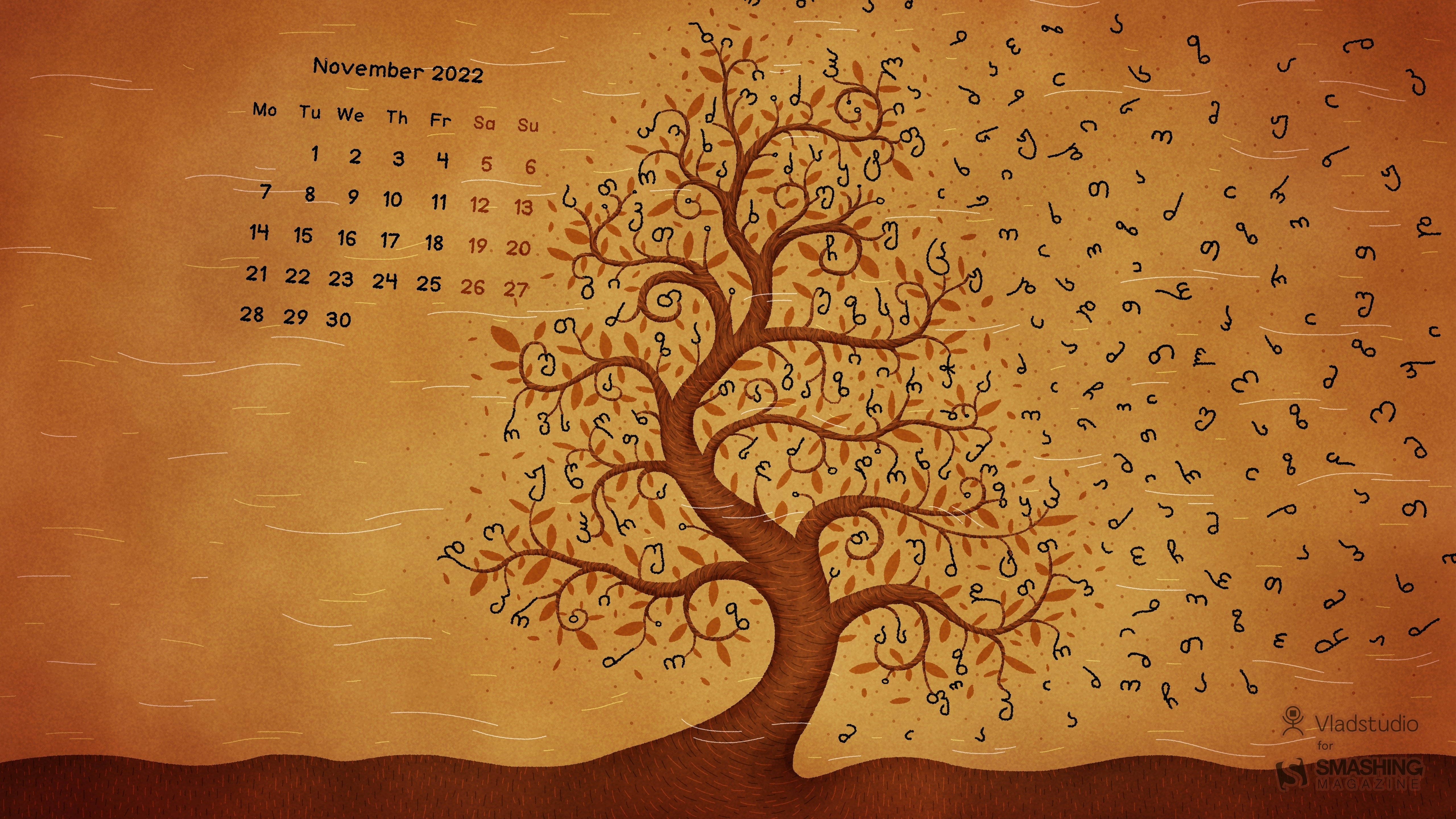 November Calendar Wallpapers