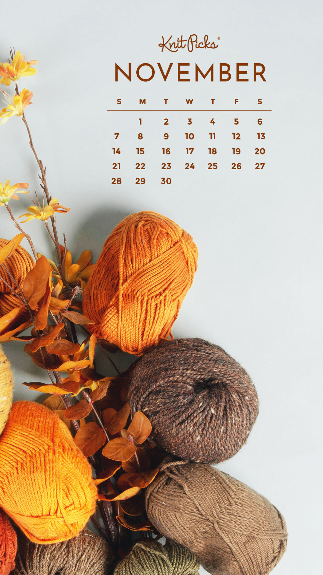 November Calendar Wallpapers