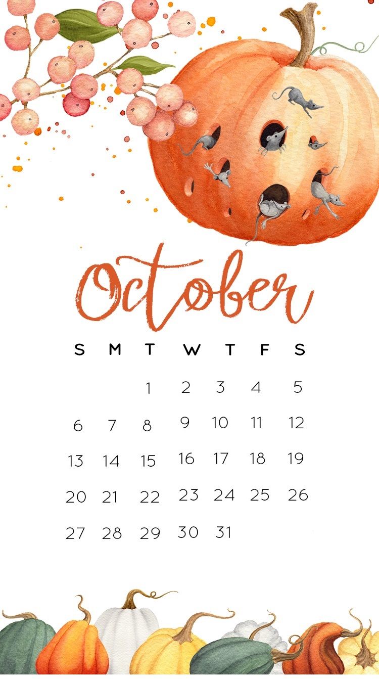 October 2019 Calendar Wallpapers